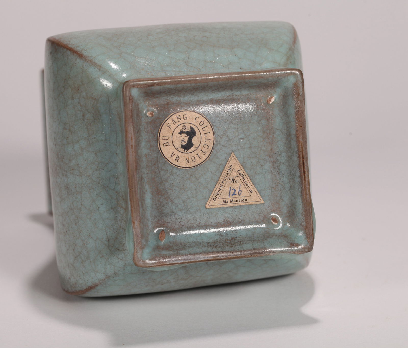 A RU-TYPE SQUARE VASE - 5