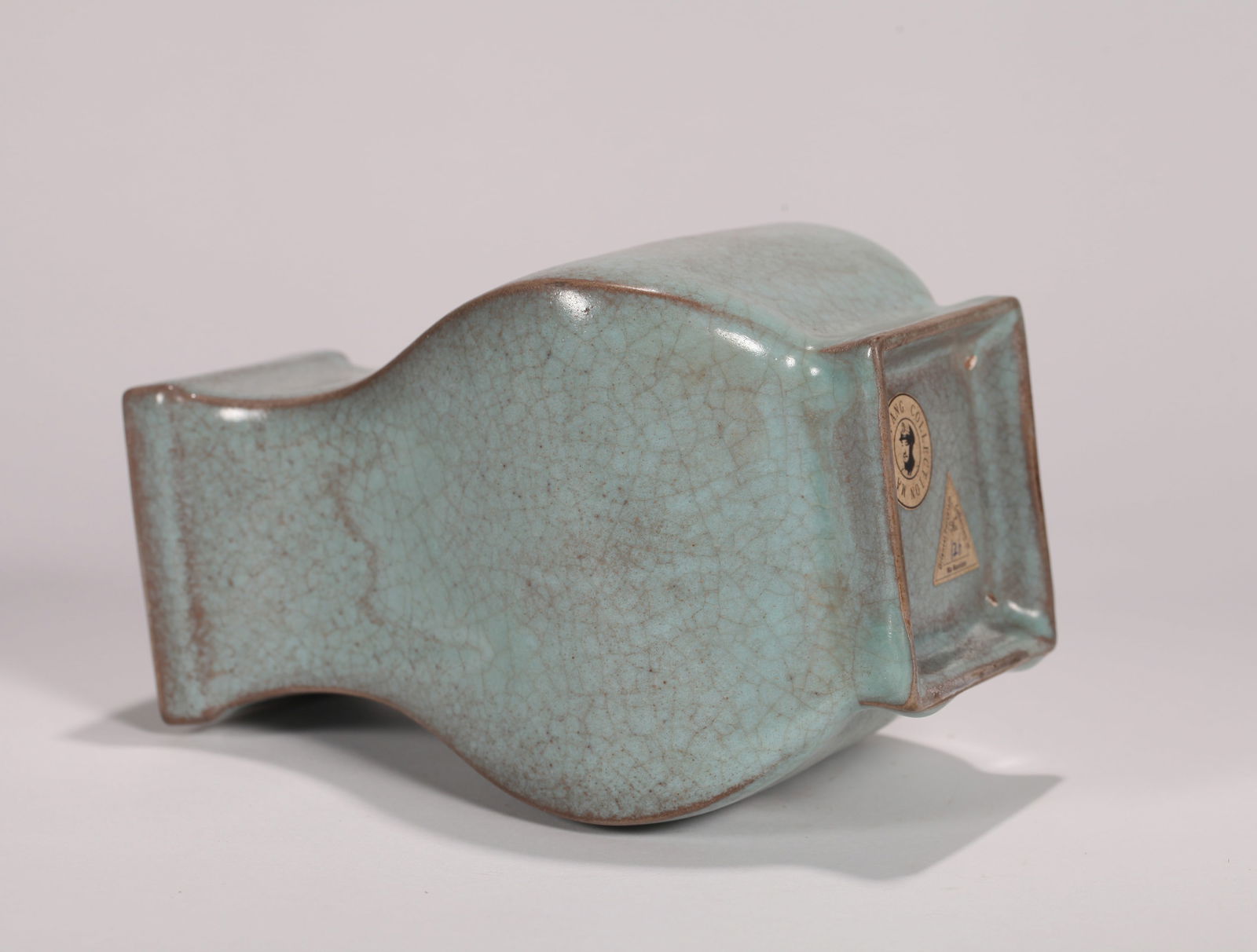 A RU-TYPE SQUARE VASE - 6