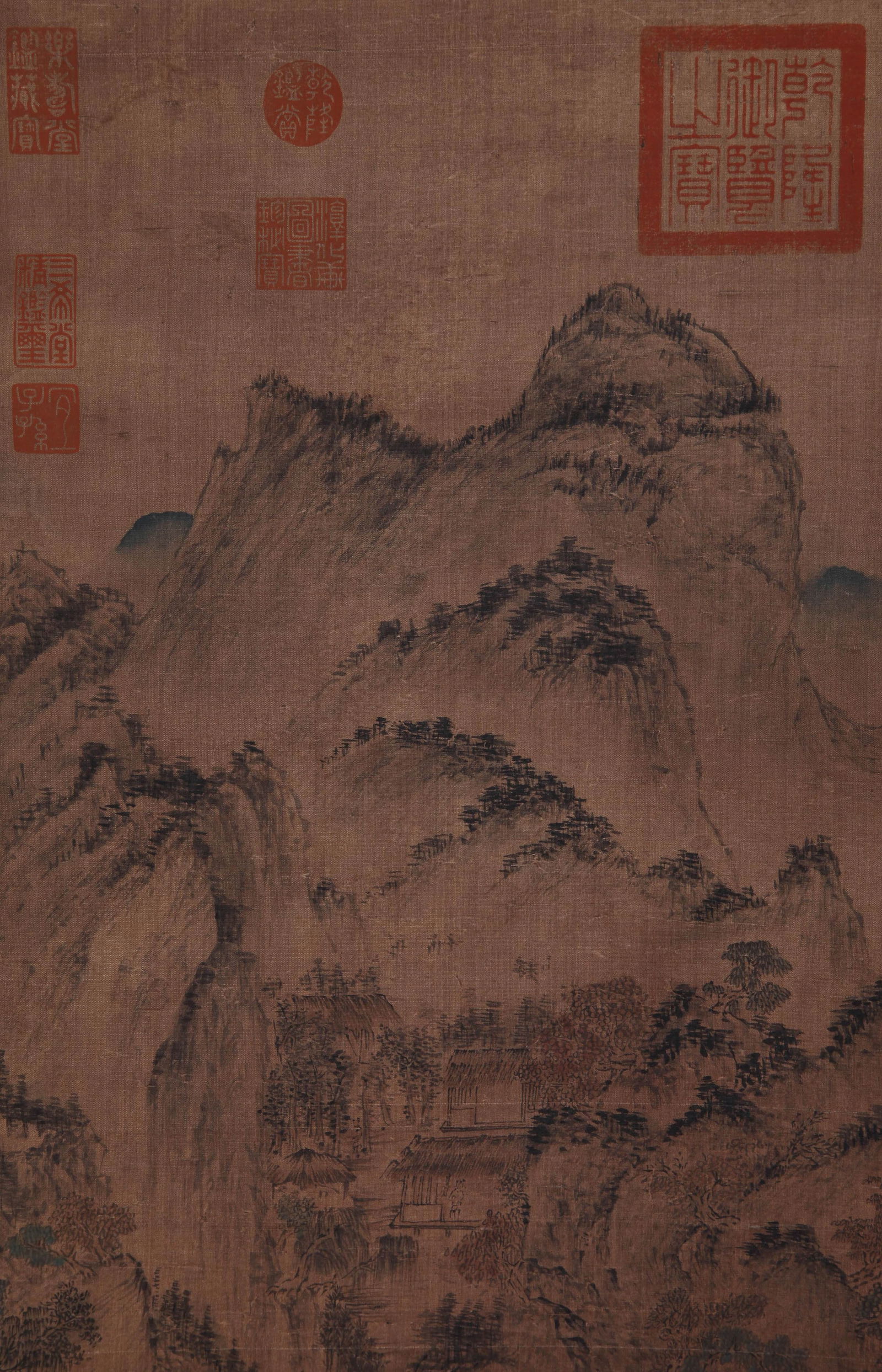 WANG MENG, ATTRIBUTED TO, GE HONG RELOCATING, HANGING SCROLL - 12