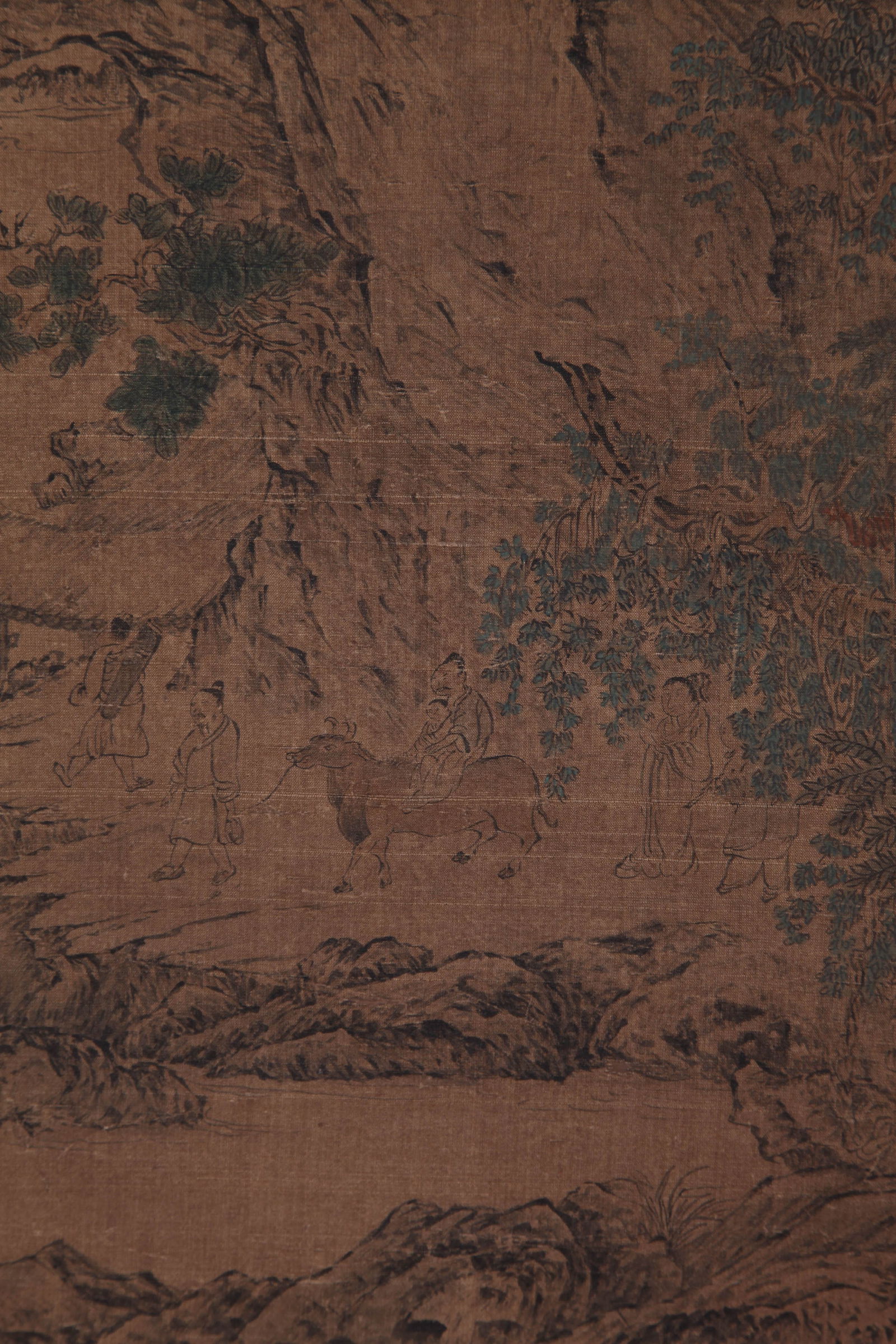 WANG MENG, ATTRIBUTED TO, GE HONG RELOCATING, HANGING SCROLL - 7