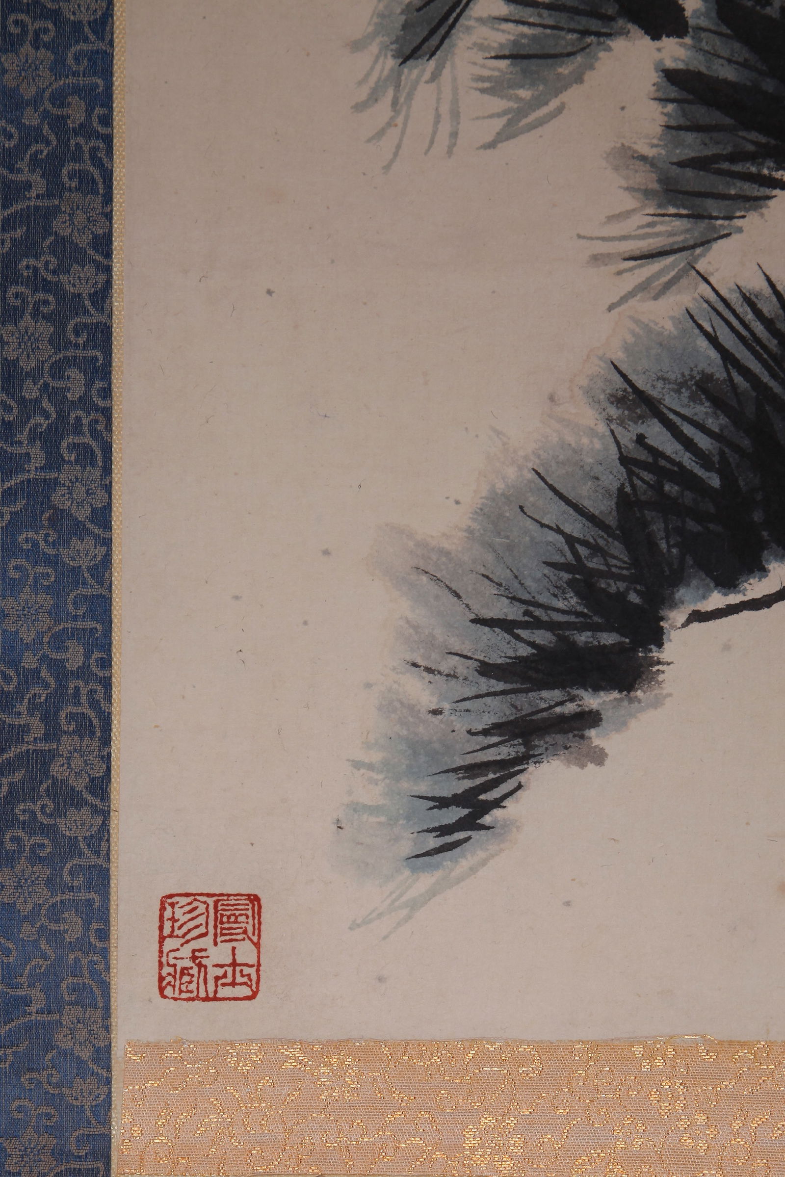 XU BEIHONG, ATTRIBUTED TO, PINE AND EAGLE, HANGING SCROLL - 9