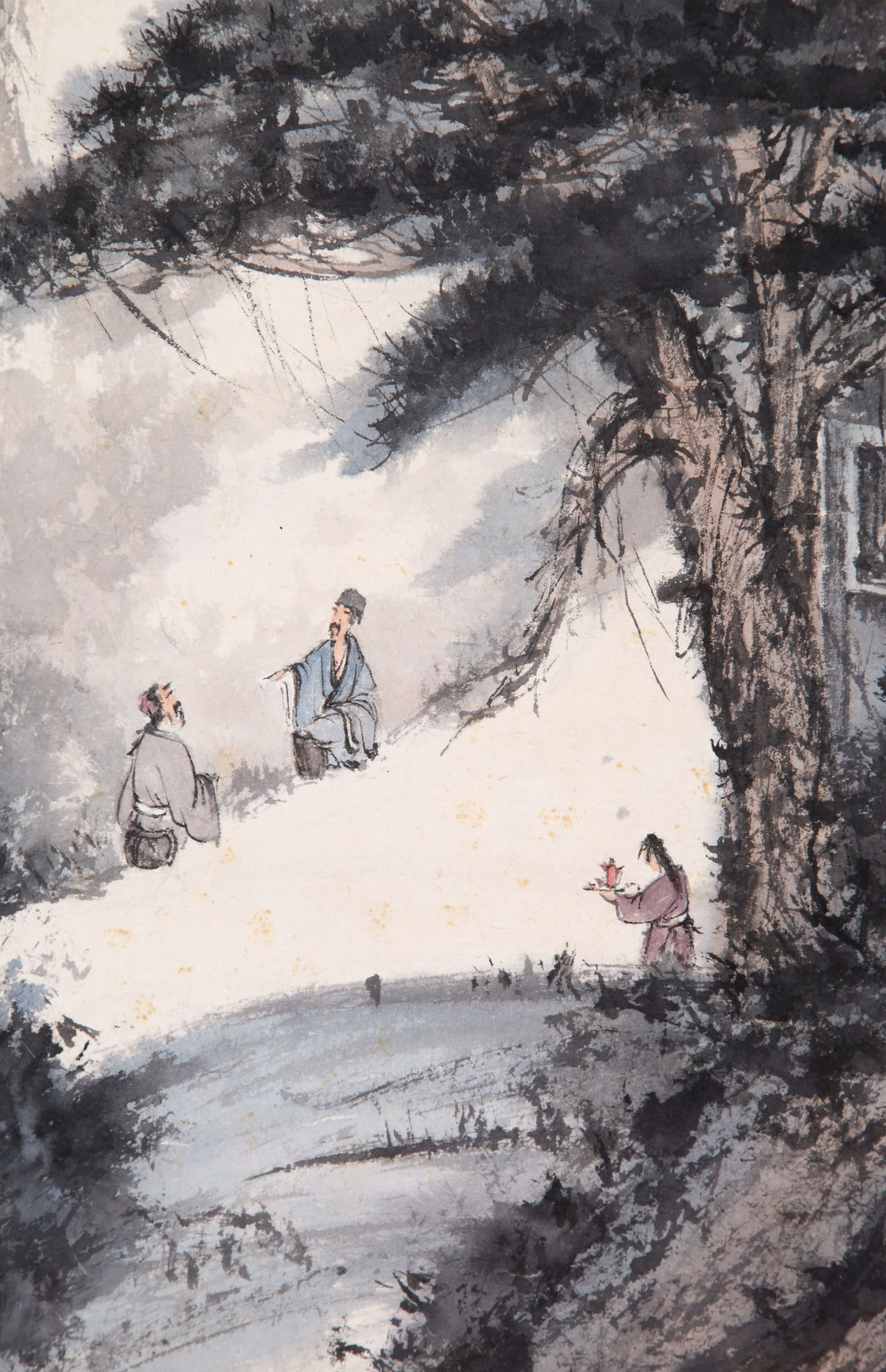 FU BAOSHI, ATTRIBUTED TO, LANDSCAPE, HANGING SCROLL - 18