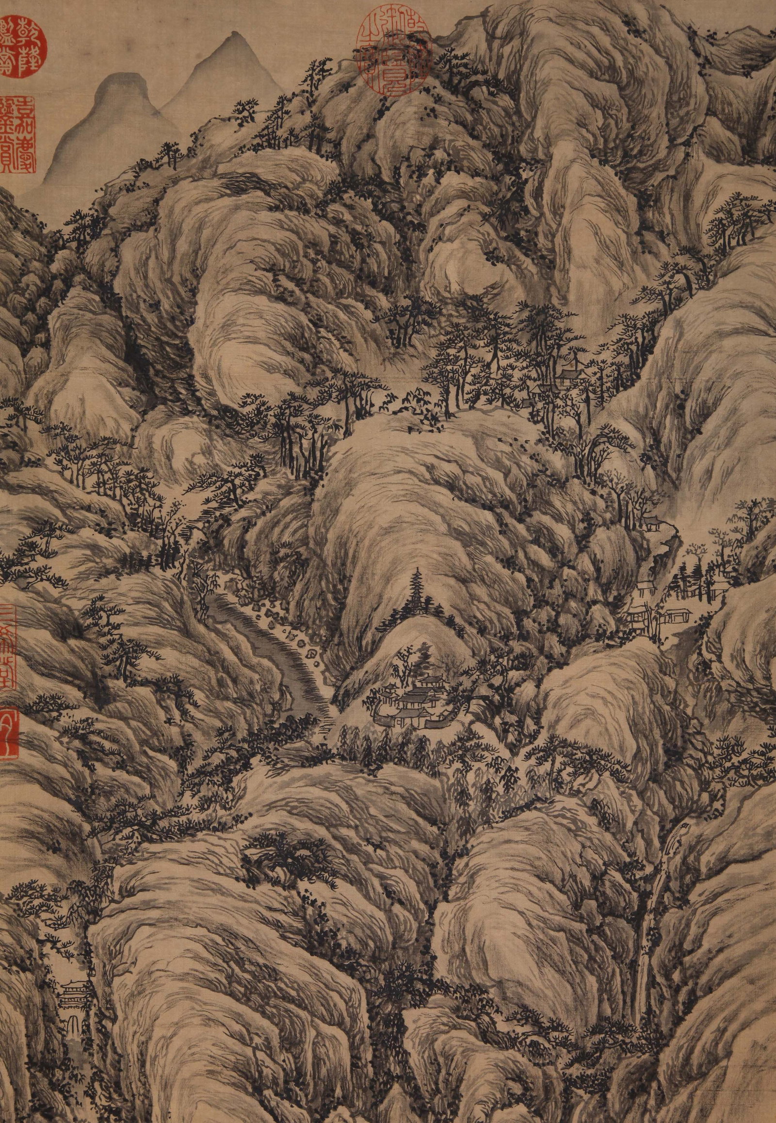 DONG BANGDA (TUNG PANG-TA), ATTRIBUTED TO, LANDSCAPE, HANGING SCROLL - 5
