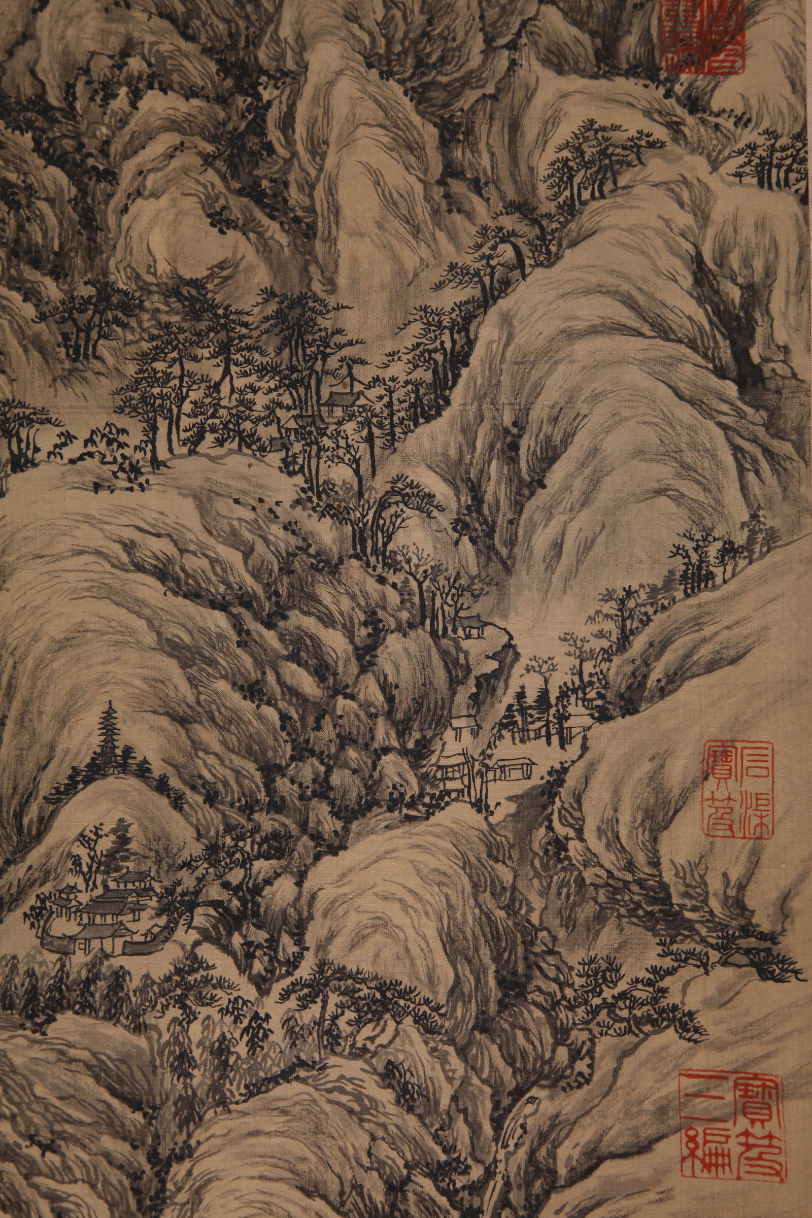 DONG BANGDA (TUNG PANG-TA), ATTRIBUTED TO, LANDSCAPE, HANGING SCROLL - 7