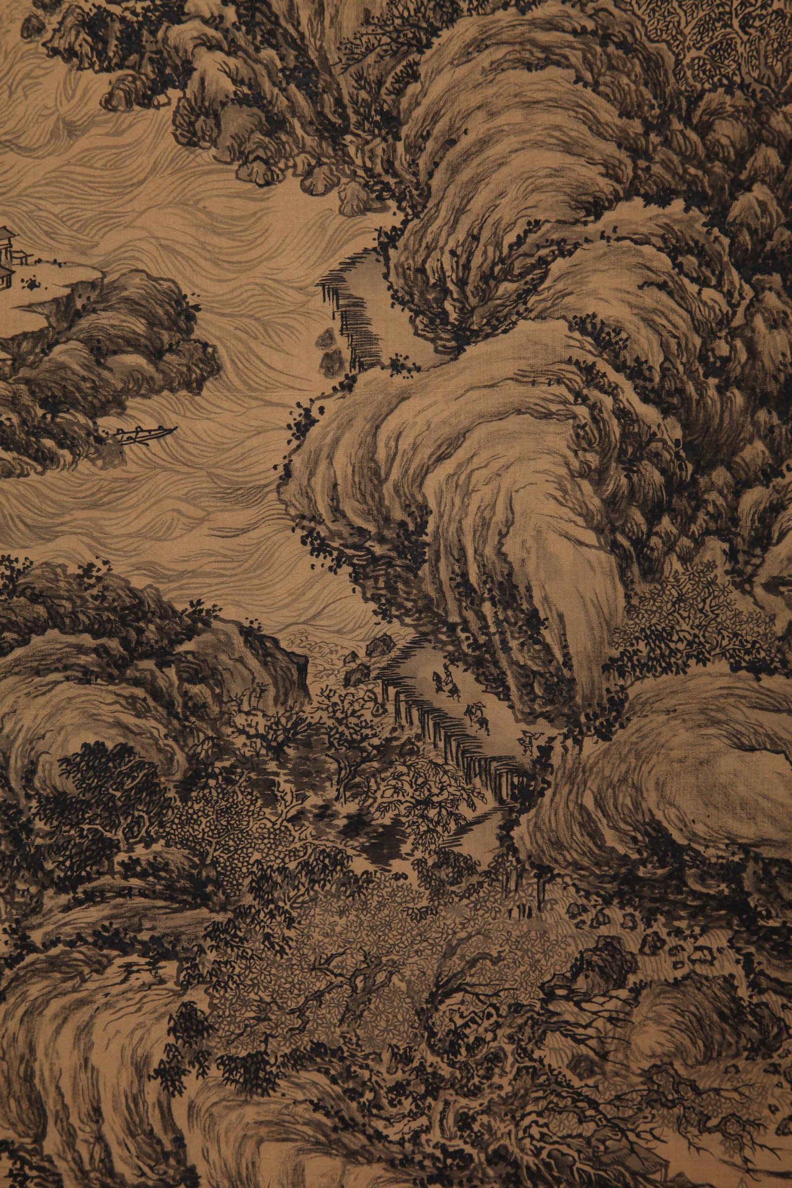 DONG BANGDA (TUNG PANG-TA), ATTRIBUTED TO, LANDSCAPE, HANGING SCROLL - 8
