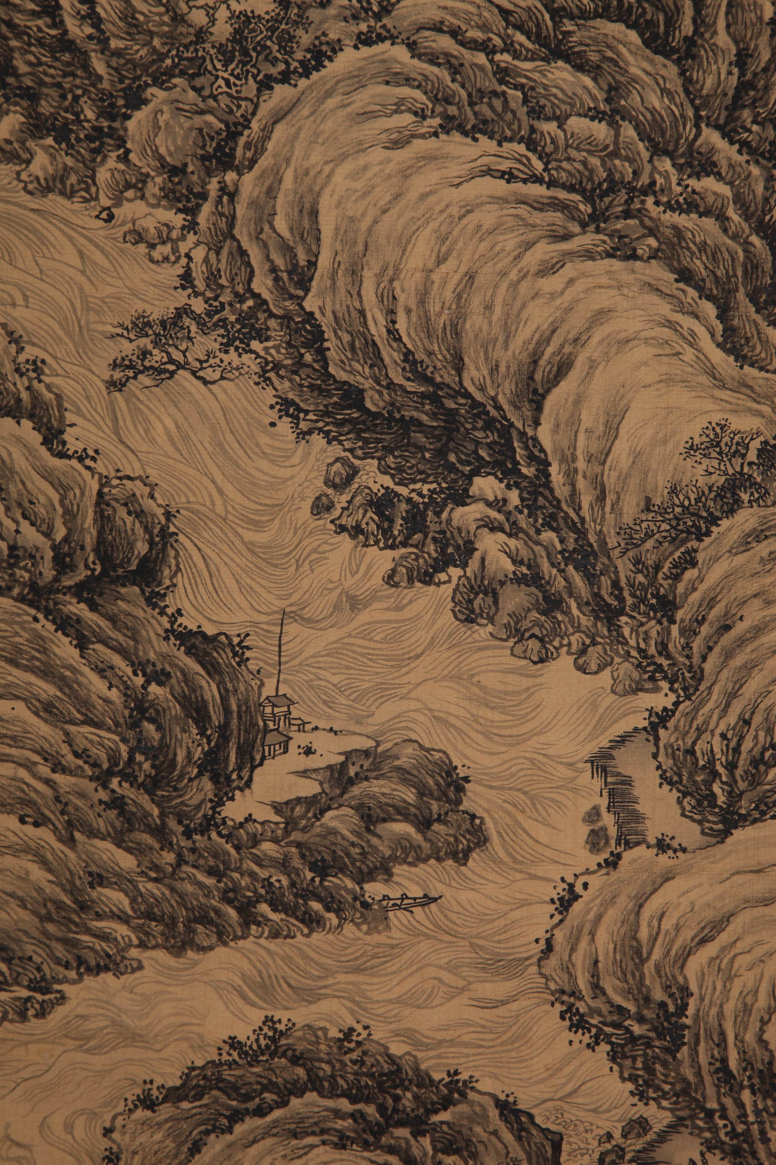 DONG BANGDA (TUNG PANG-TA), ATTRIBUTED TO, LANDSCAPE, HANGING SCROLL - 9