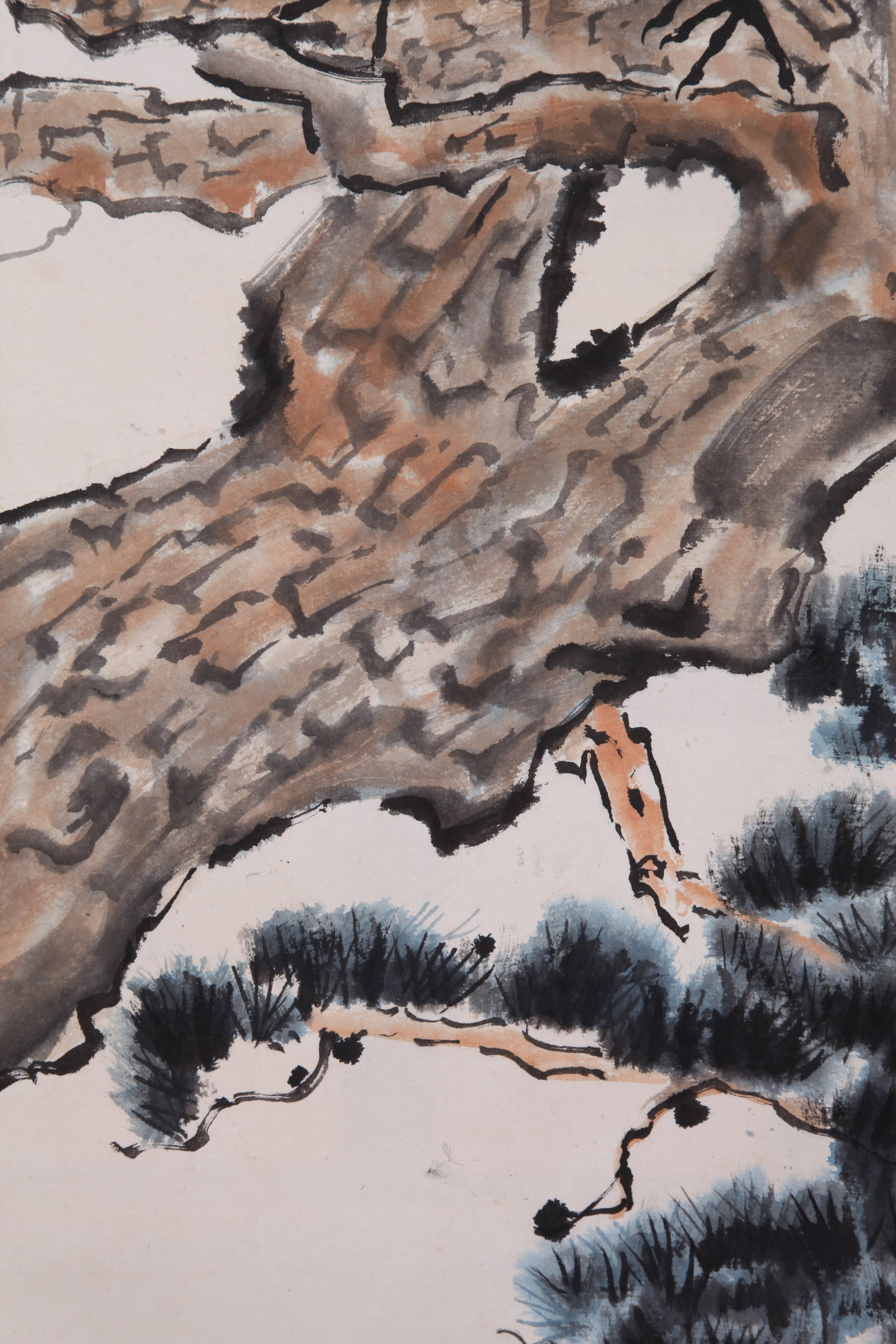 XU BEIHONG (HSU PEI-HUNG), ATTRIBUTED TO, TWO CRANES, HANGING SCROLL - 6