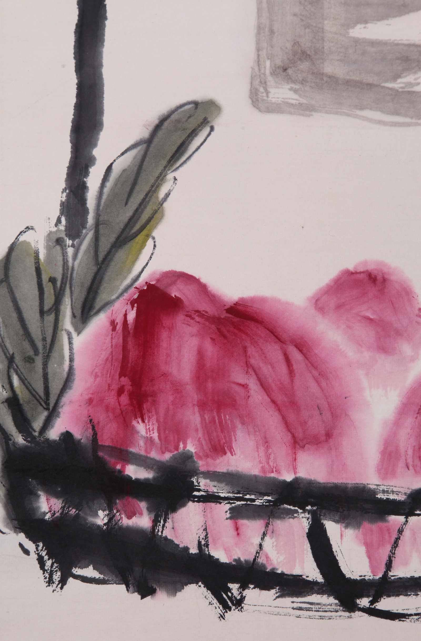 QI BAISHI (CHI PAI-SHIH), ATTRIBUTED TO, LONGEVITY WINE, HANGING SCROLL - 6
