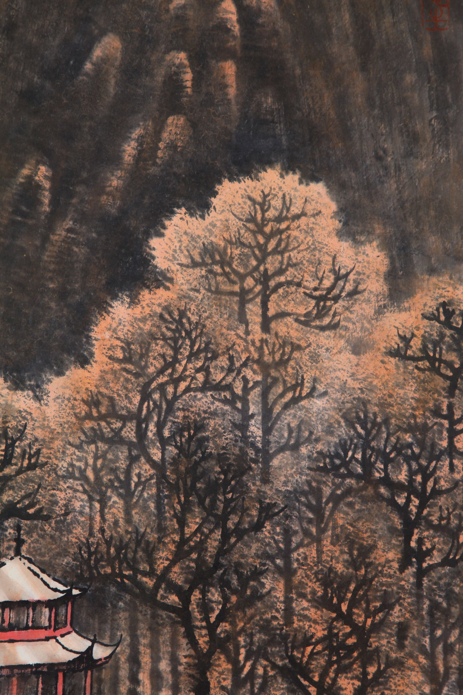 LI KERAN (LI K'O-JAN), ATTRIBUTED TO, AIWAN PAVILION, HANGING SCROLL - 6