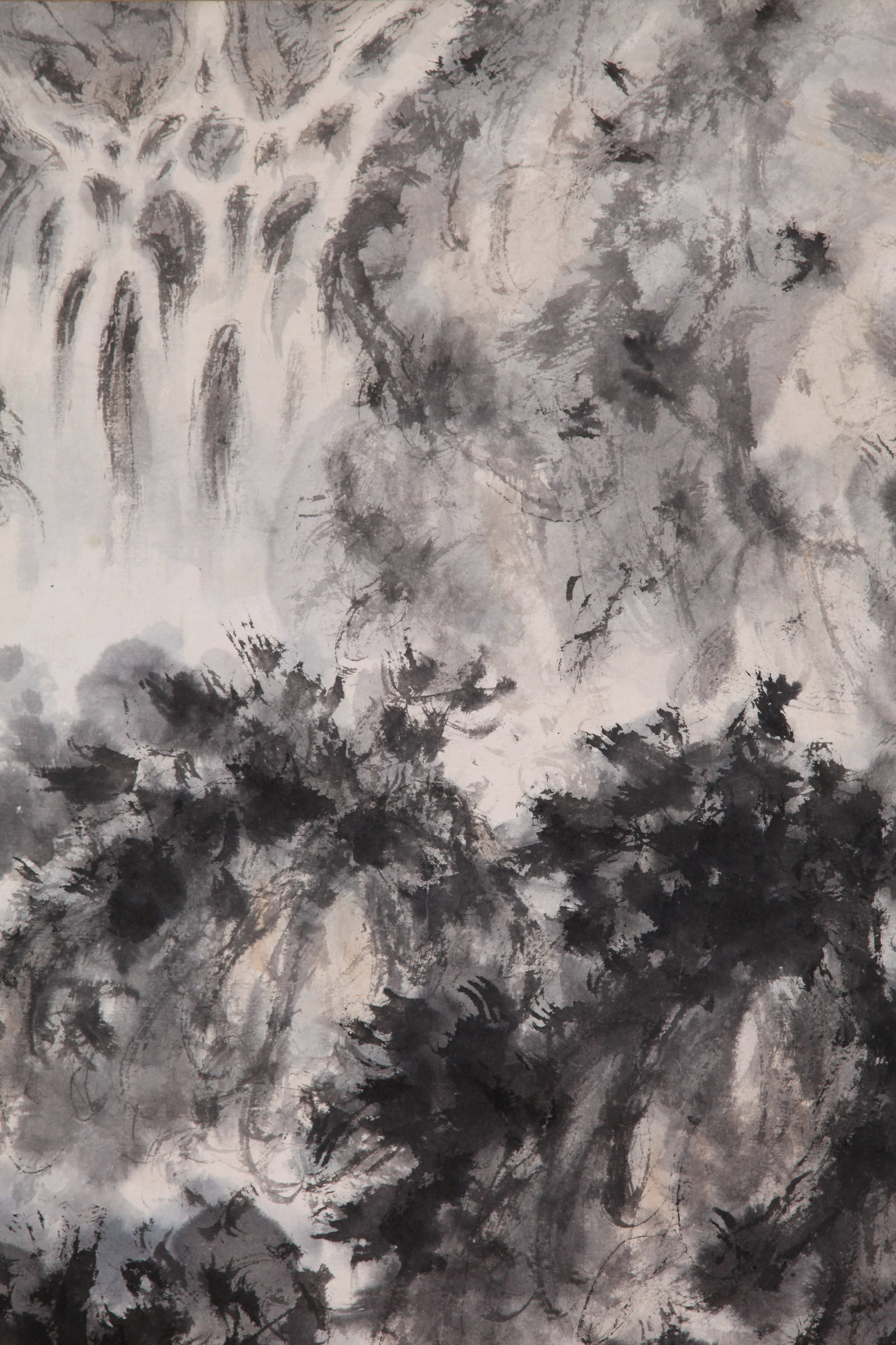 FU BAOSHI (FU PAO-SHIH), ATTRIBUTED TO, WATERFALL, HANGING SCROLL - 8