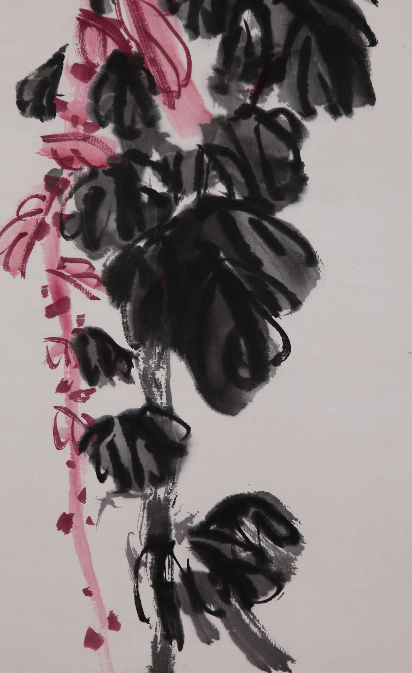 QI BAISHI (CHI PAI-SHIH), ATTRIBUTED TO, AUTUMN FLOWERS, HANGING SCROLL - 7