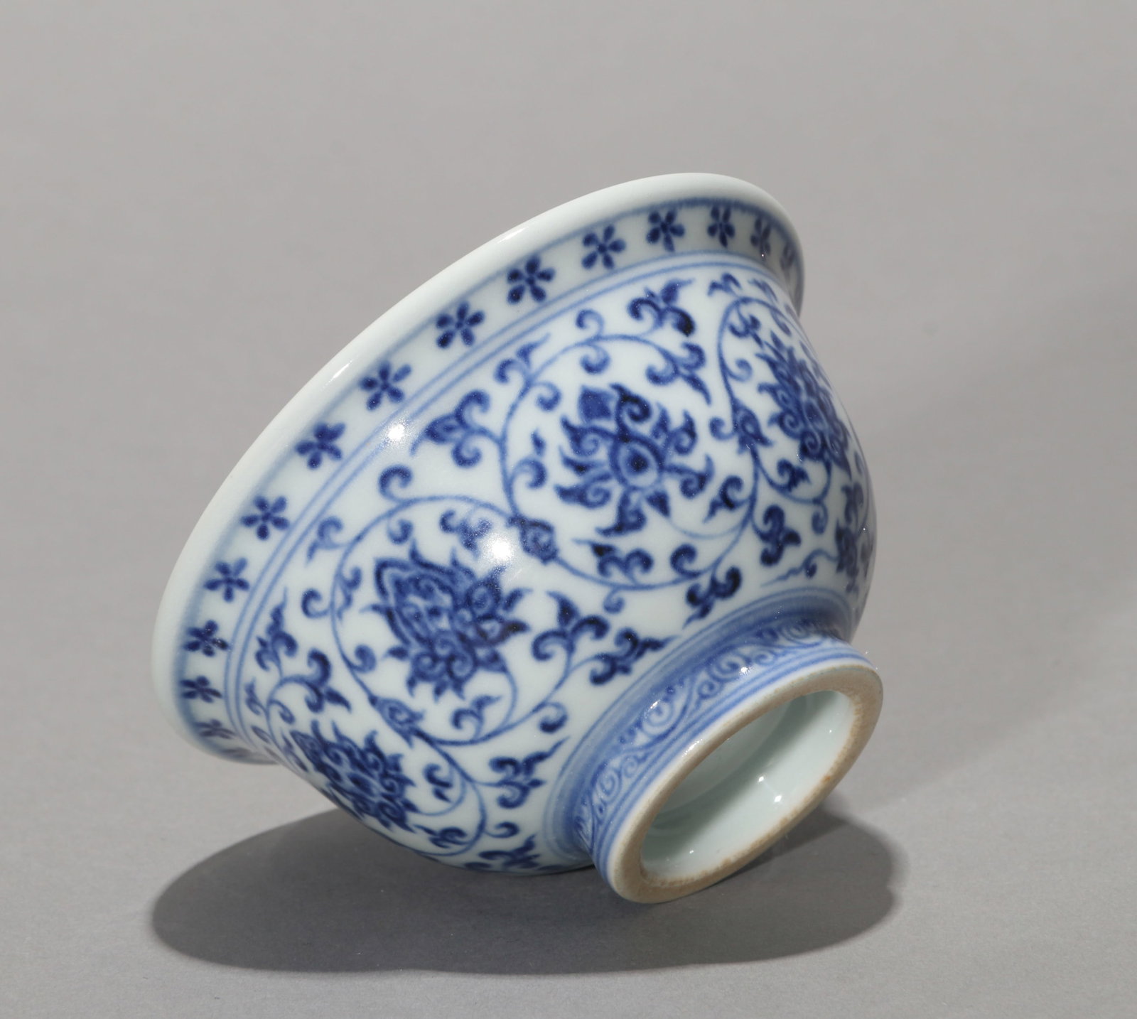 A BLUE AND WHITE CUP - 5