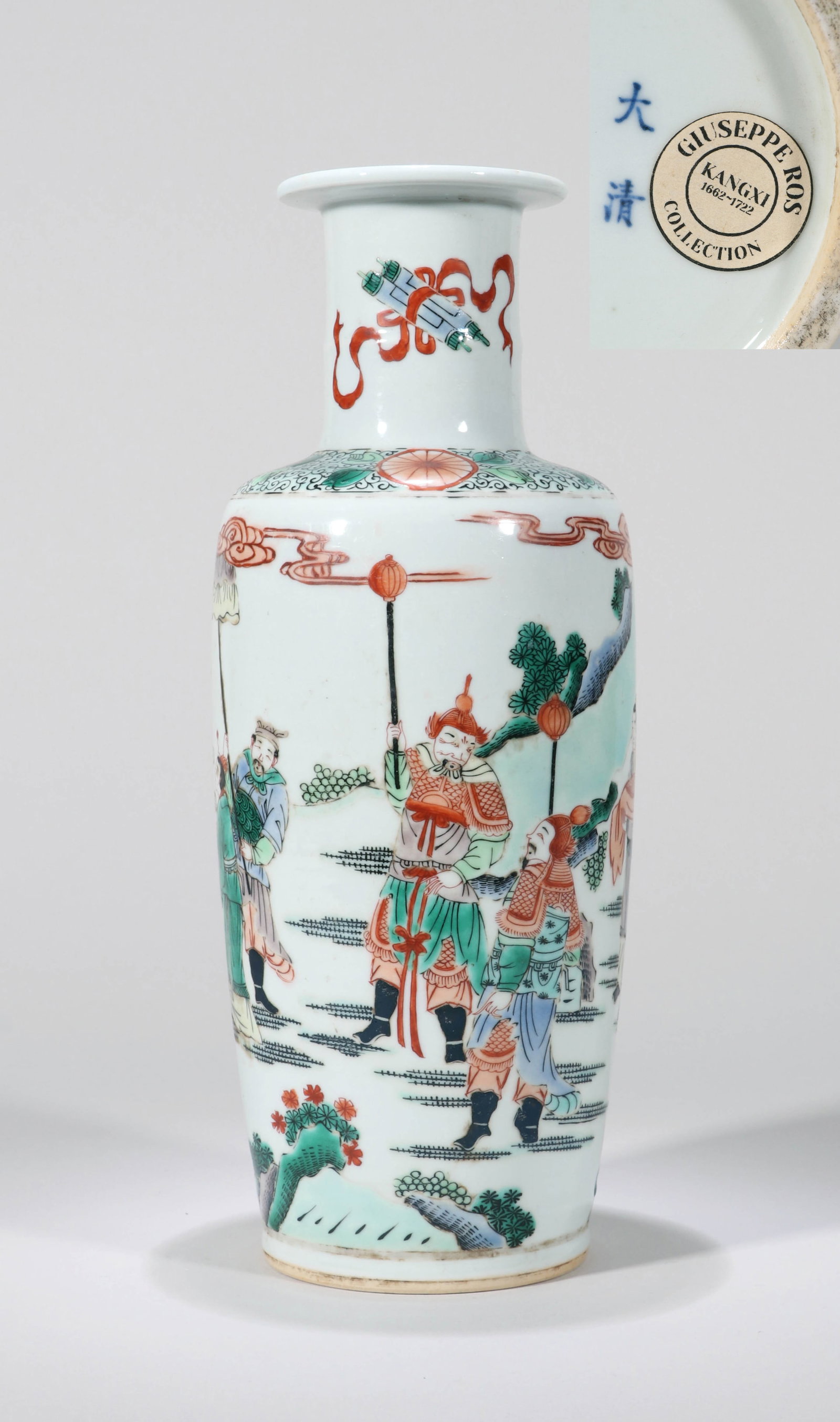 A FAMILLE-VERTE ROULEAU VASE (1 of 11)
