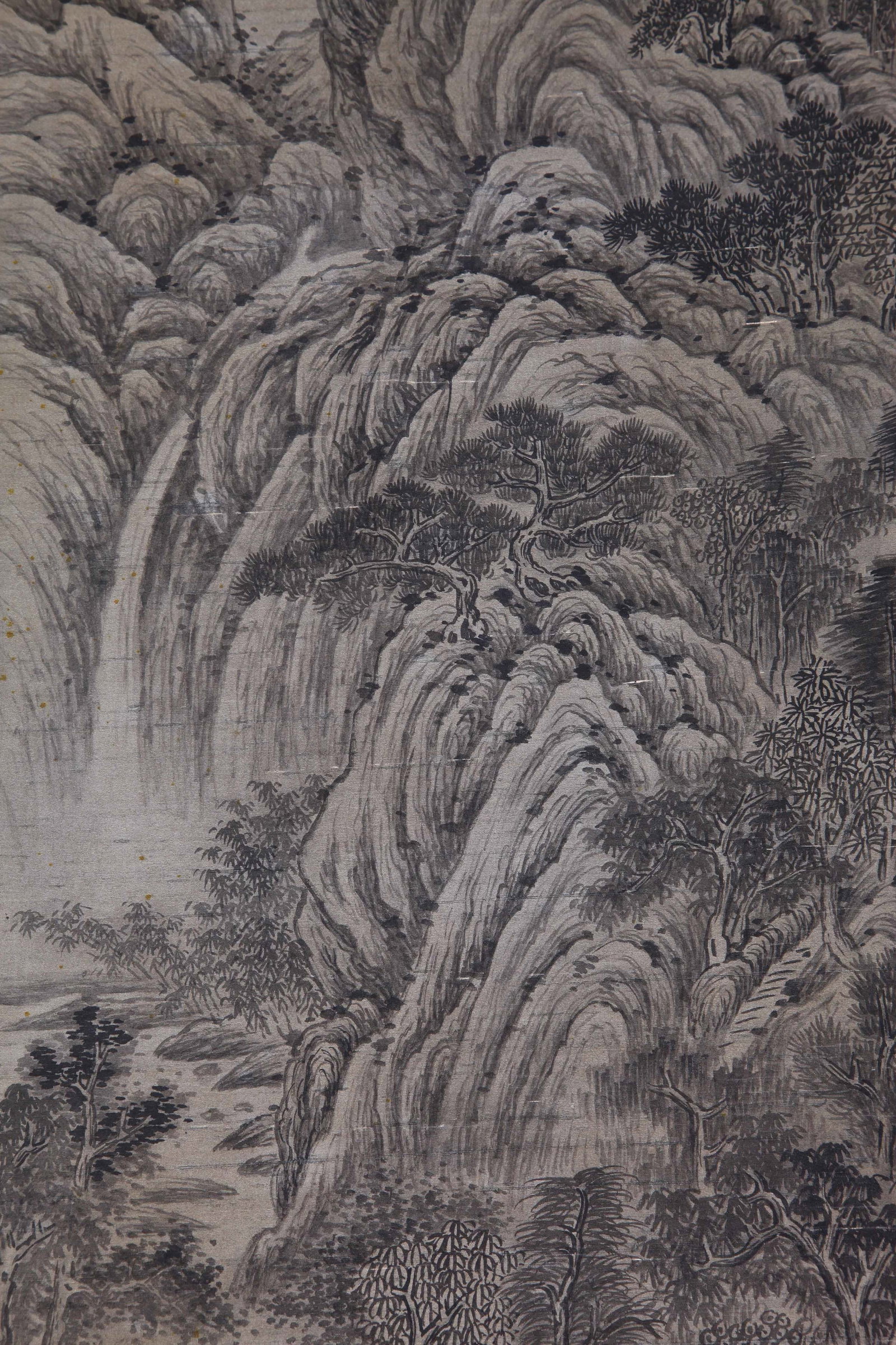 WANG MENG, ATTRIBUTED TO, LANDSCAPE, HANGING SCROLL - 5