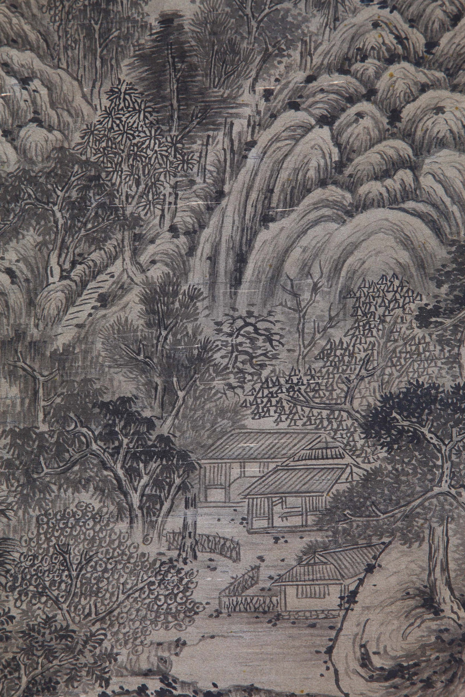 WANG MENG, ATTRIBUTED TO, LANDSCAPE, HANGING SCROLL - 6