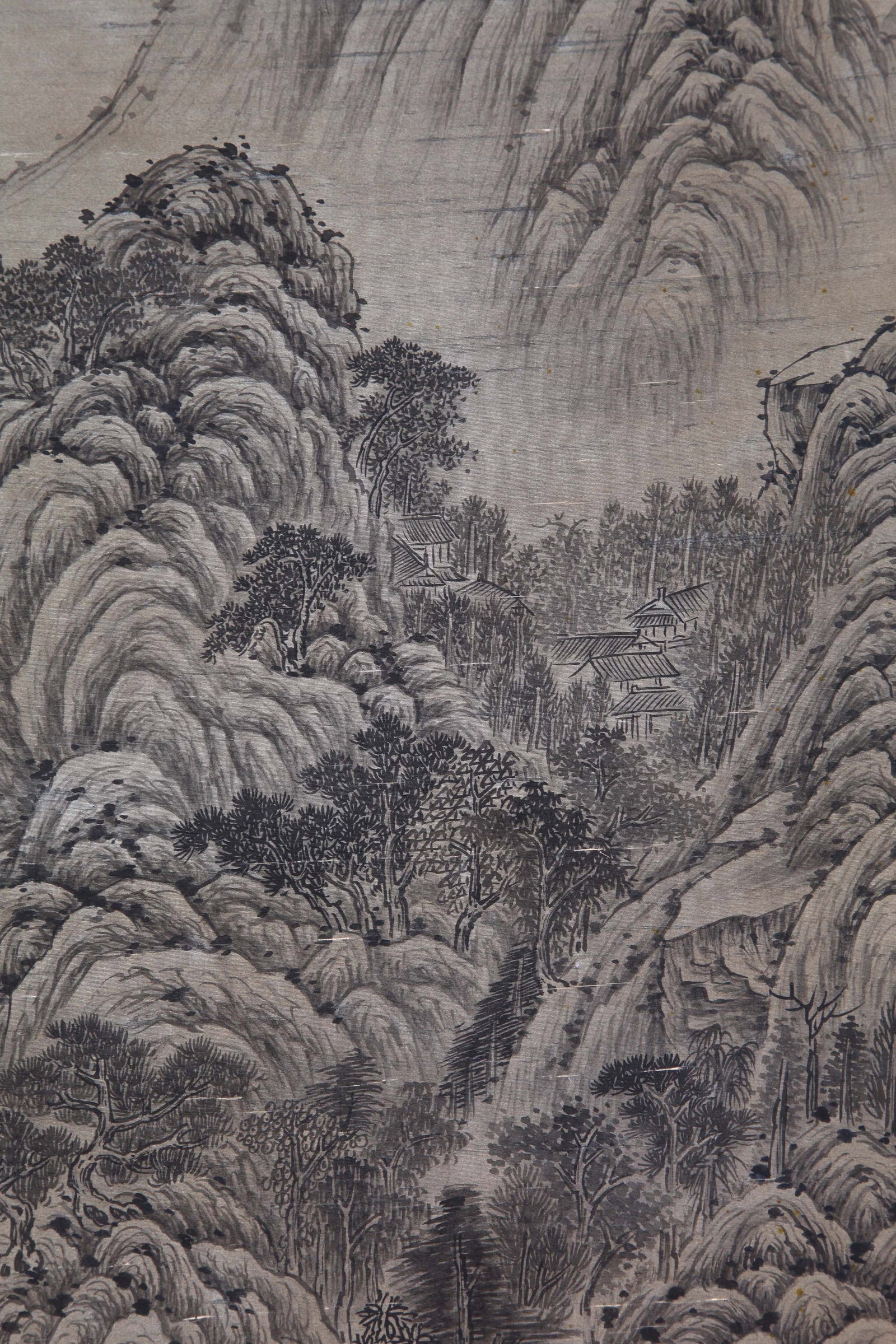 WANG MENG, ATTRIBUTED TO, LANDSCAPE, HANGING SCROLL - 7