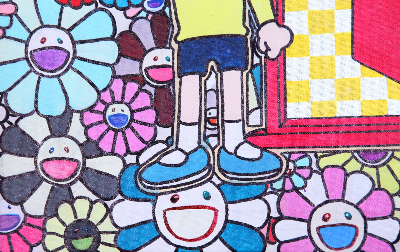 MURAKAMI TAKASHI, ATTRIBUTED TO, DORAEMON, OIL ON CANVAS - 11