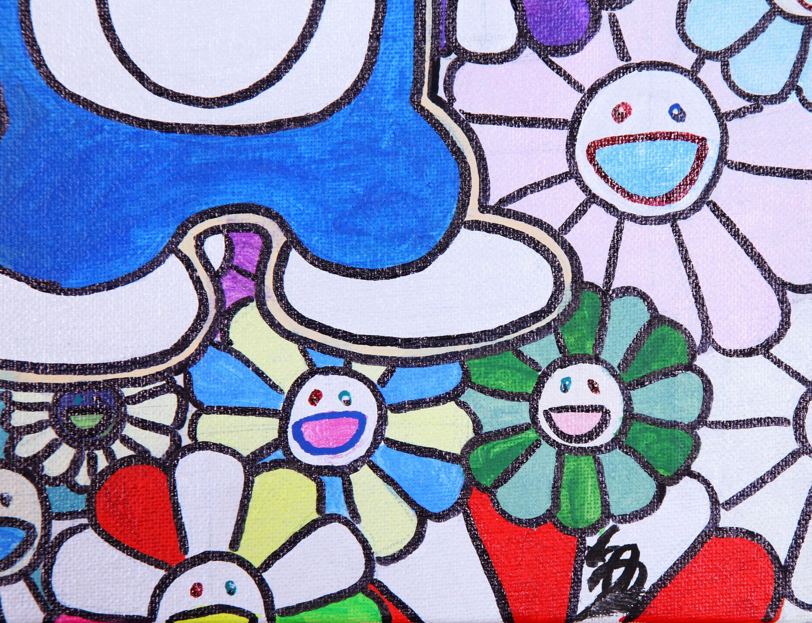 MURAKAMI TAKASHI, ATTRIBUTED TO, DORAEMON, OIL ON CANVAS - 12