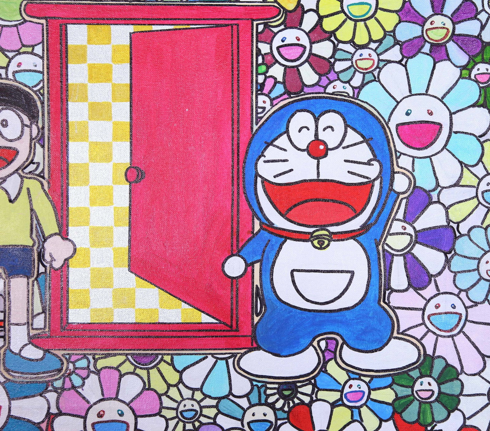 MURAKAMI TAKASHI, ATTRIBUTED TO, DORAEMON, OIL ON CANVAS - 3