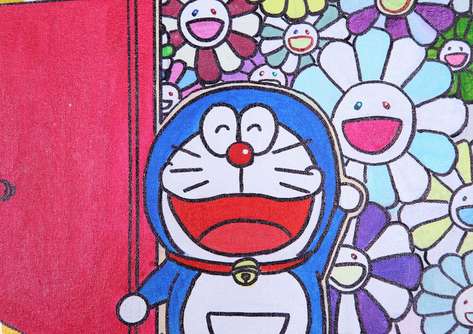 MURAKAMI TAKASHI, ATTRIBUTED TO, DORAEMON, OIL ON CANVAS - 5
