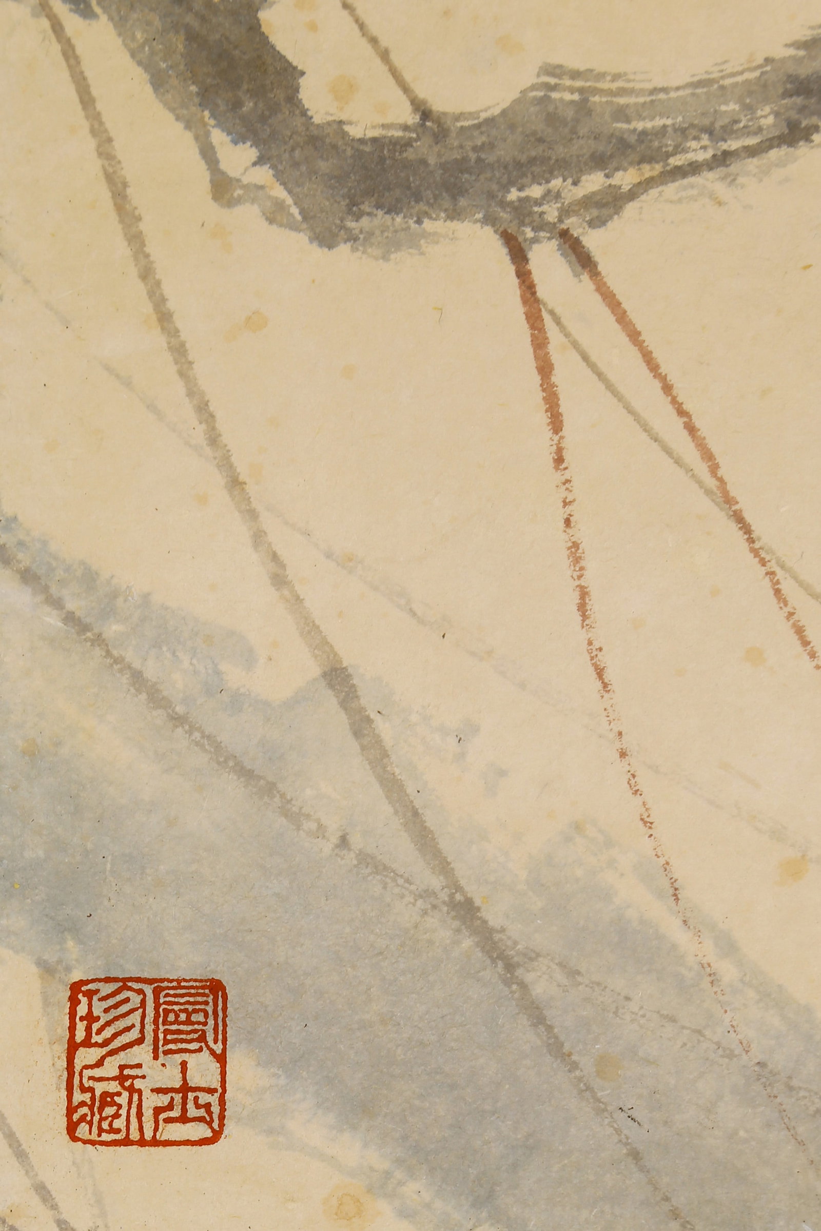 XU BEIHONG (HSU PEI-HUNG), ATTRIBUTED TO, SIX MAGPIES, HANGING SCROLL - 11