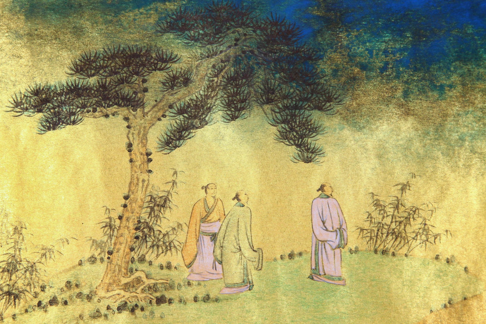 ZHANG DAQIAN (CHANG DAI-CHIEN), ATTRIBUTED TO, SPLASHED-COLOR LANDSCAPE, HANDSCROLL - 11