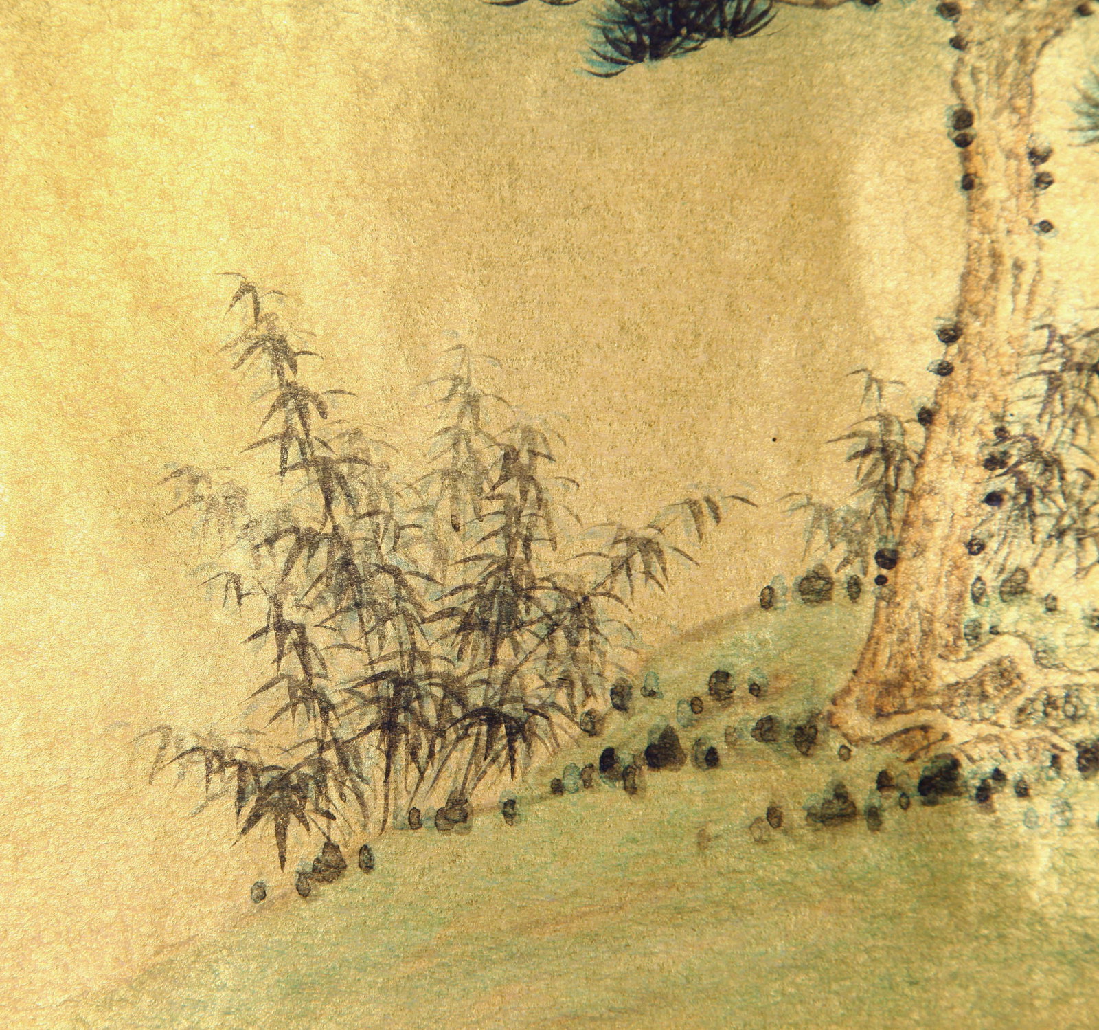 ZHANG DAQIAN (CHANG DAI-CHIEN), ATTRIBUTED TO, SPLASHED-COLOR LANDSCAPE, HANDSCROLL - 12