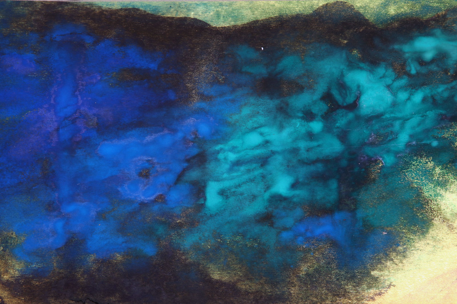 ZHANG DAQIAN (CHANG DAI-CHIEN), ATTRIBUTED TO, SPLASHED-COLOR LANDSCAPE, HANDSCROLL - 9