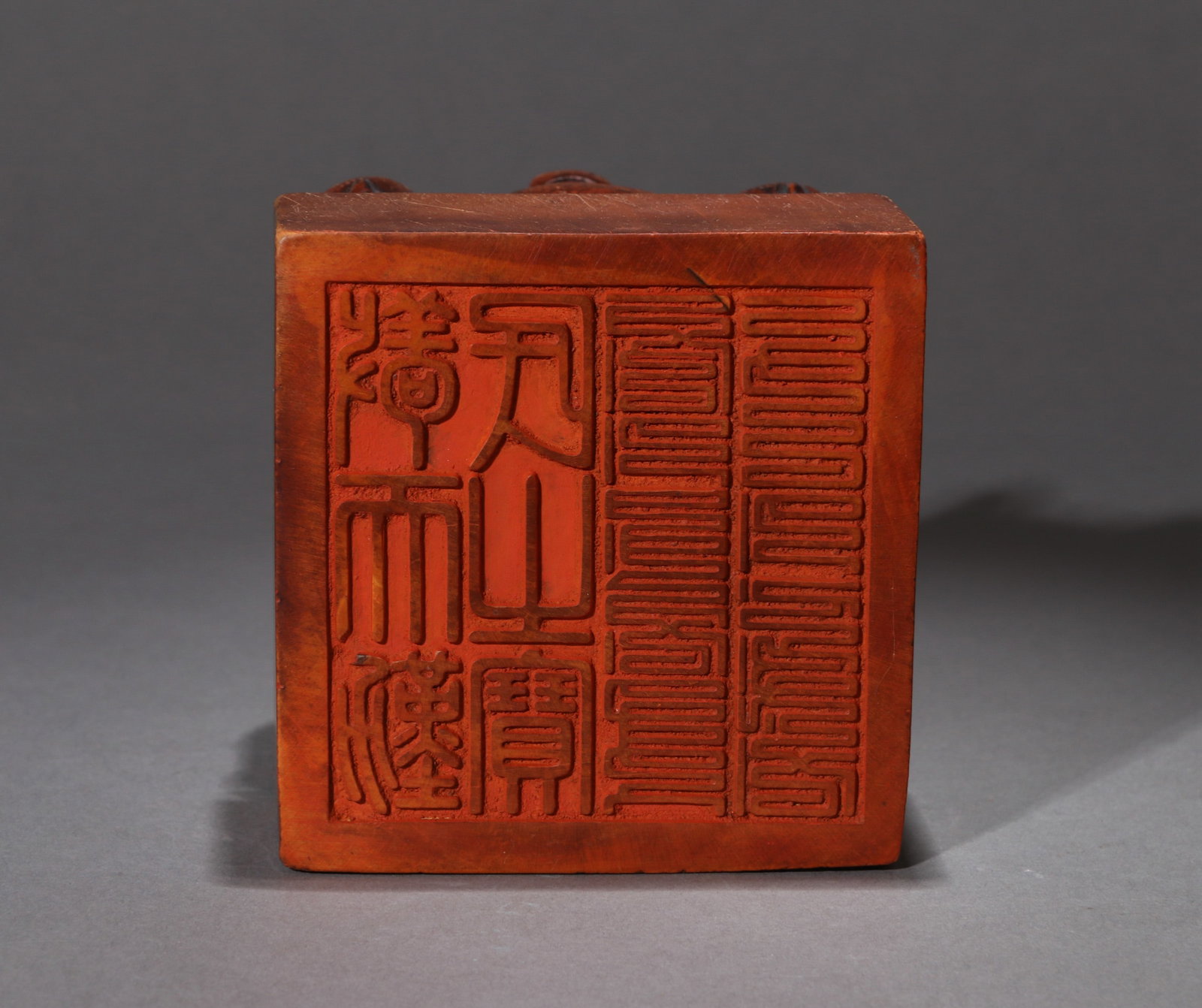A BOXWOOD 'MYTHICAL BEAST' SEAL - 2