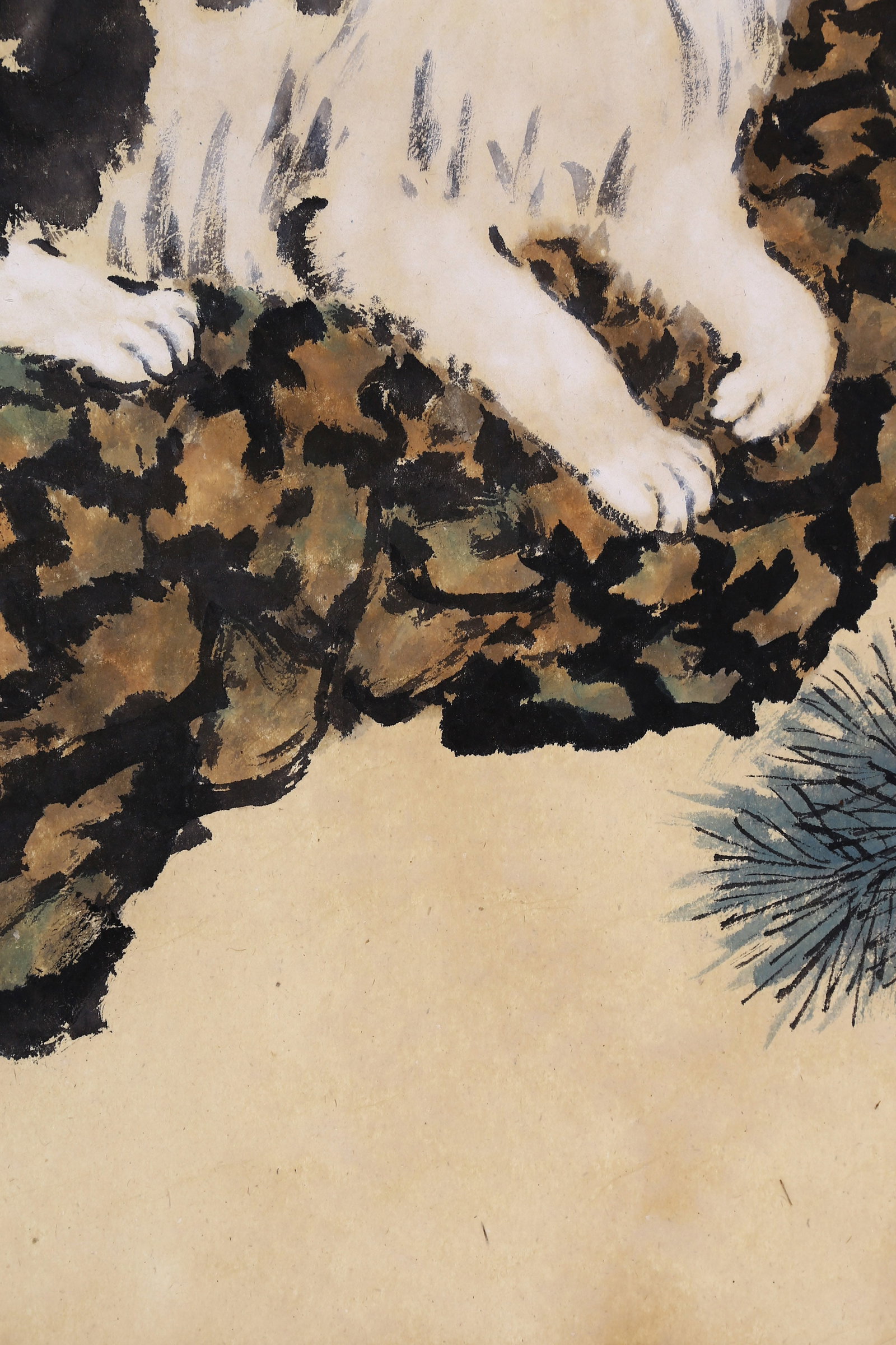 XU BEIHONG (HSU PEI-HUNG), ATTRIBUTED TO, CAT, MOUNTED FOR FRAMING - 5