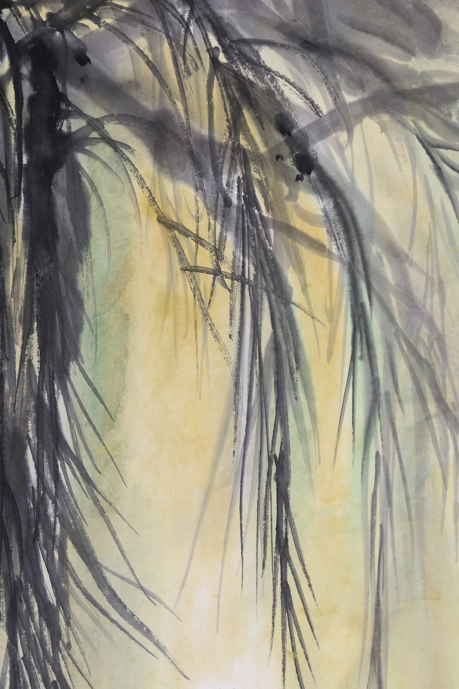 CHEN PEIQIU (CH'EN P'EI-CH'IU), ATTRIBUTED TO, BIRDS AND WILLOW, HANGING SCROLL - 3