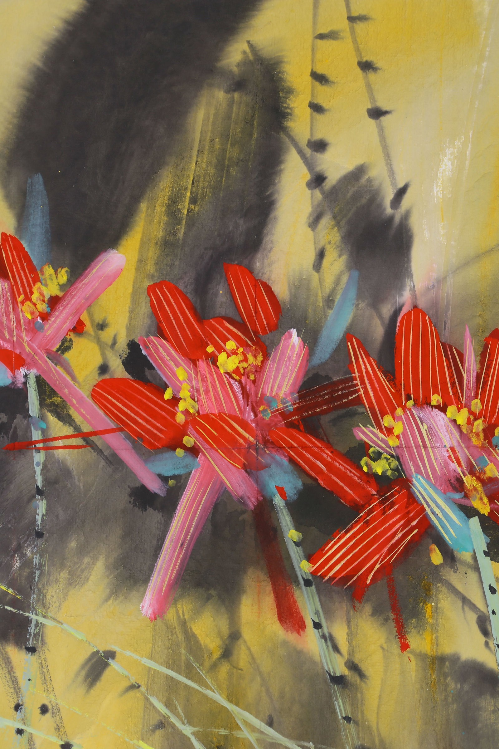 HUANG YONGYU (HUANG YUNG-YU), ATTRIBUTED TO, LOTUS, MOUNTED FOR FRAMING - 3