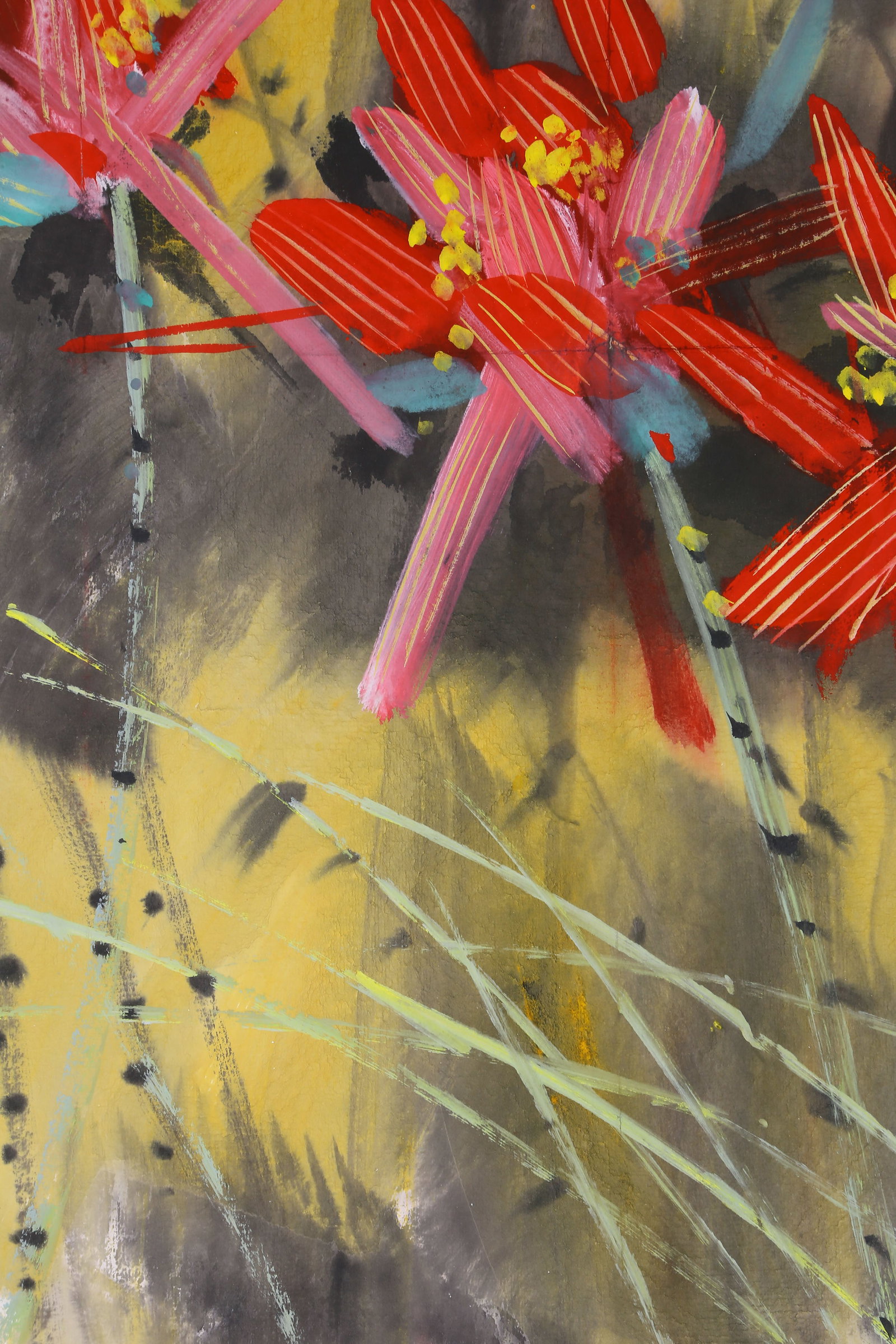 HUANG YONGYU (HUANG YUNG-YU), ATTRIBUTED TO, LOTUS, MOUNTED FOR FRAMING - 5