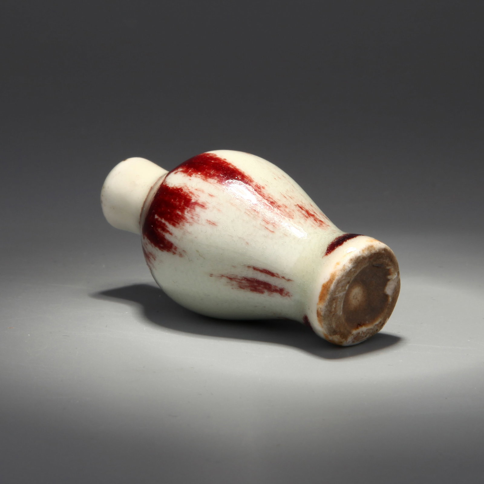 A FLAMBE-GLAZED SNUFF BOTTLE - 5
