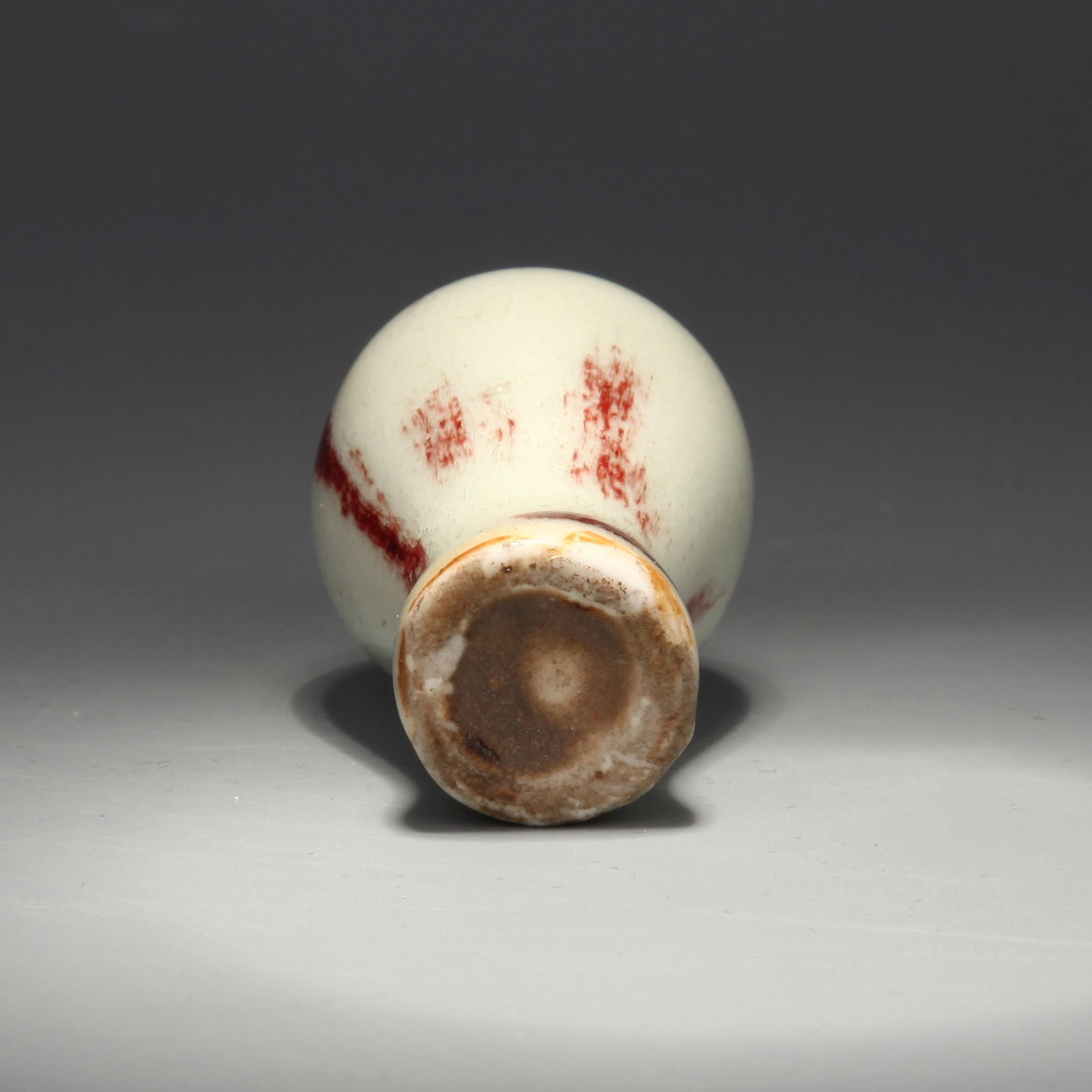 A FLAMBE-GLAZED SNUFF BOTTLE - 6