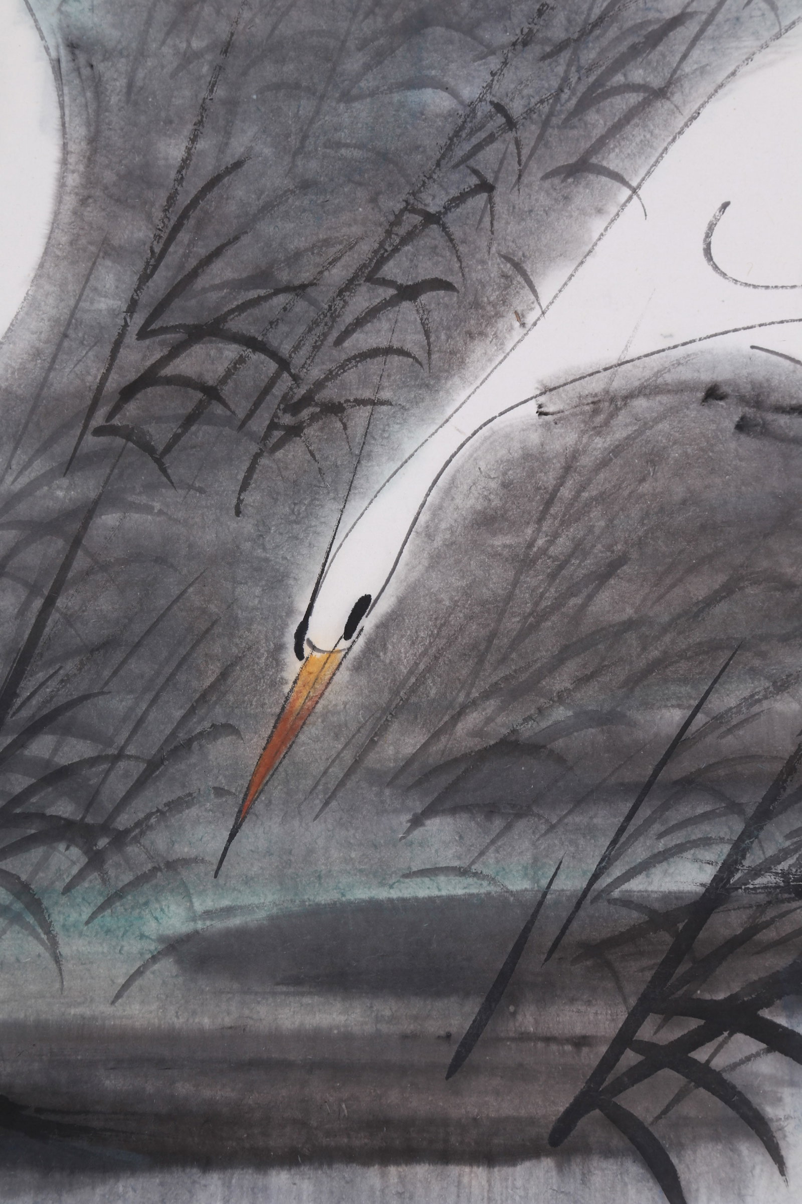 LIN FENGMIAN (LIN FENG-MIEN), ATTRIBUTED TO, EGRETS, MOUNTED FOR FRAMING - 3