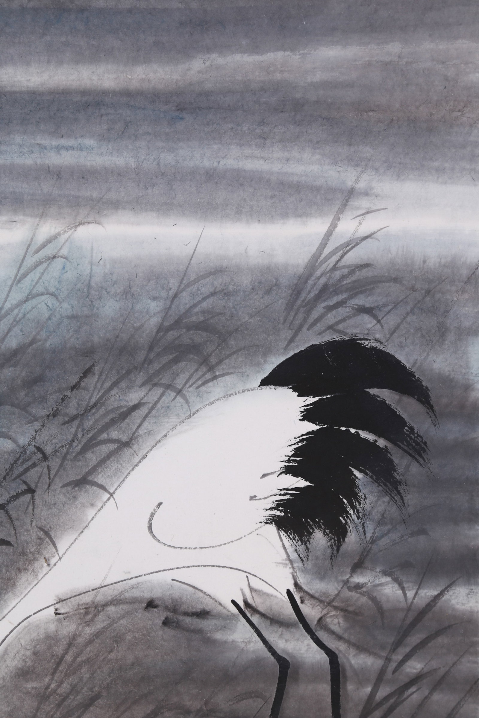 LIN FENGMIAN (LIN FENG-MIEN), ATTRIBUTED TO, EGRETS, MOUNTED FOR FRAMING - 5