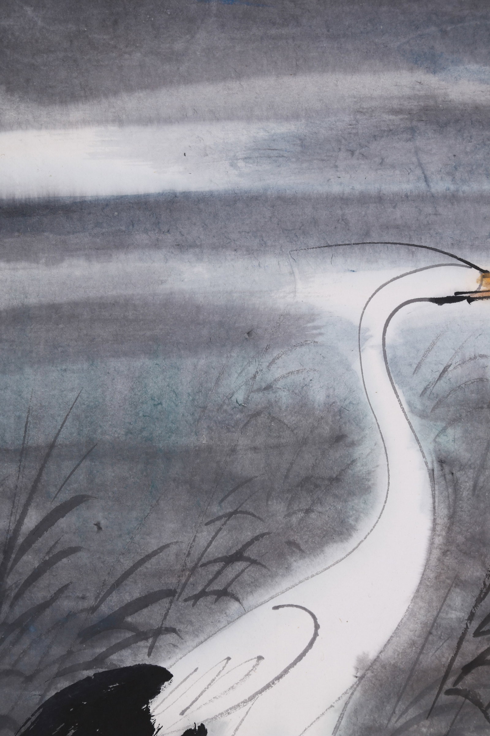 LIN FENGMIAN (LIN FENG-MIEN), ATTRIBUTED TO, EGRETS, MOUNTED FOR FRAMING - 6