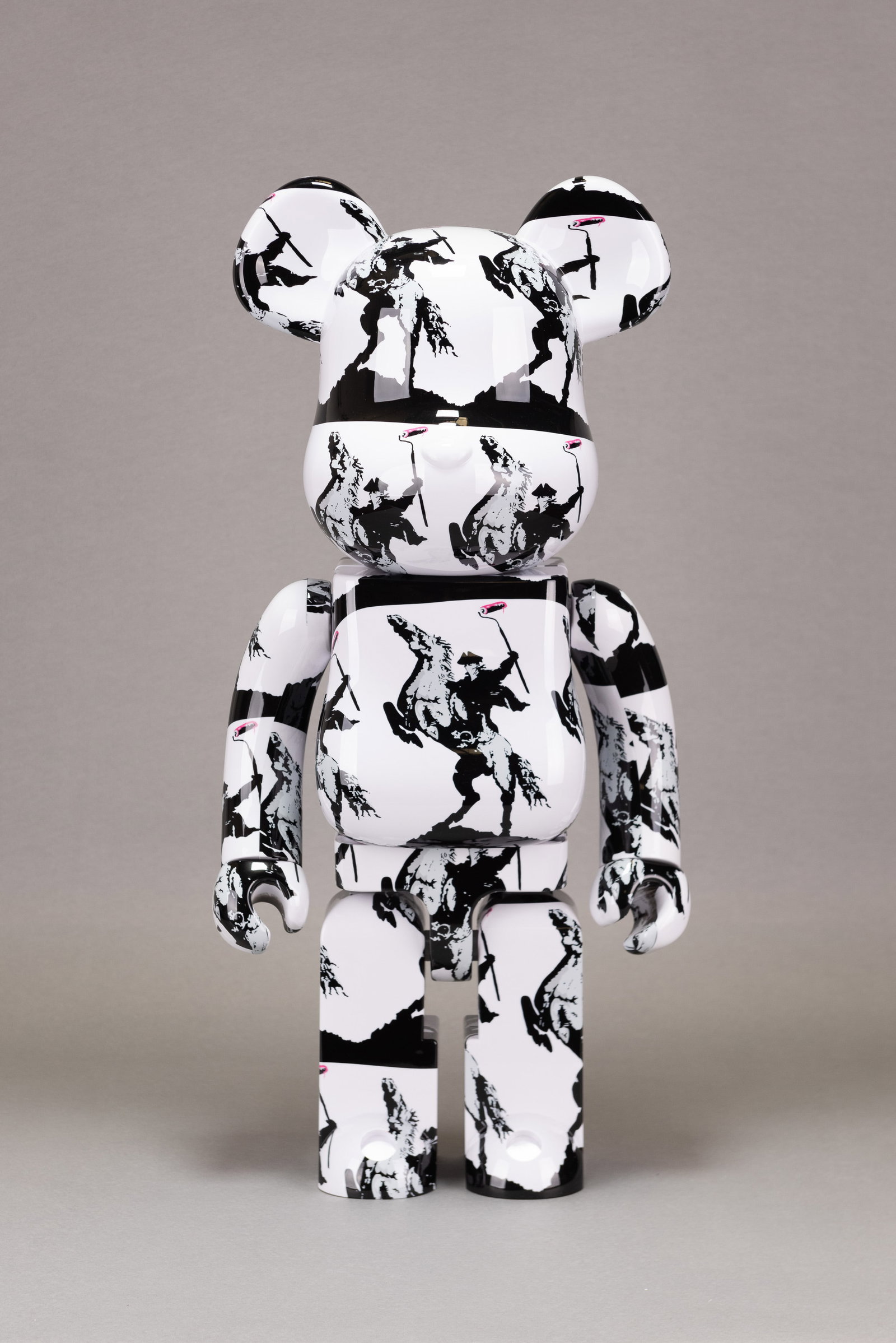 BE@RBRICK BRANDALISM BANKSY RIOT COP X MEDICOM TOY - 3