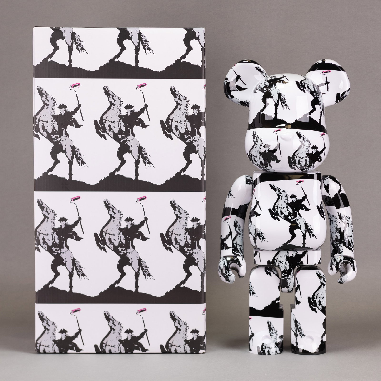 BE@RBRICK BRANDALISM BANKSY RIOT COP X MEDICOM TOY - 8