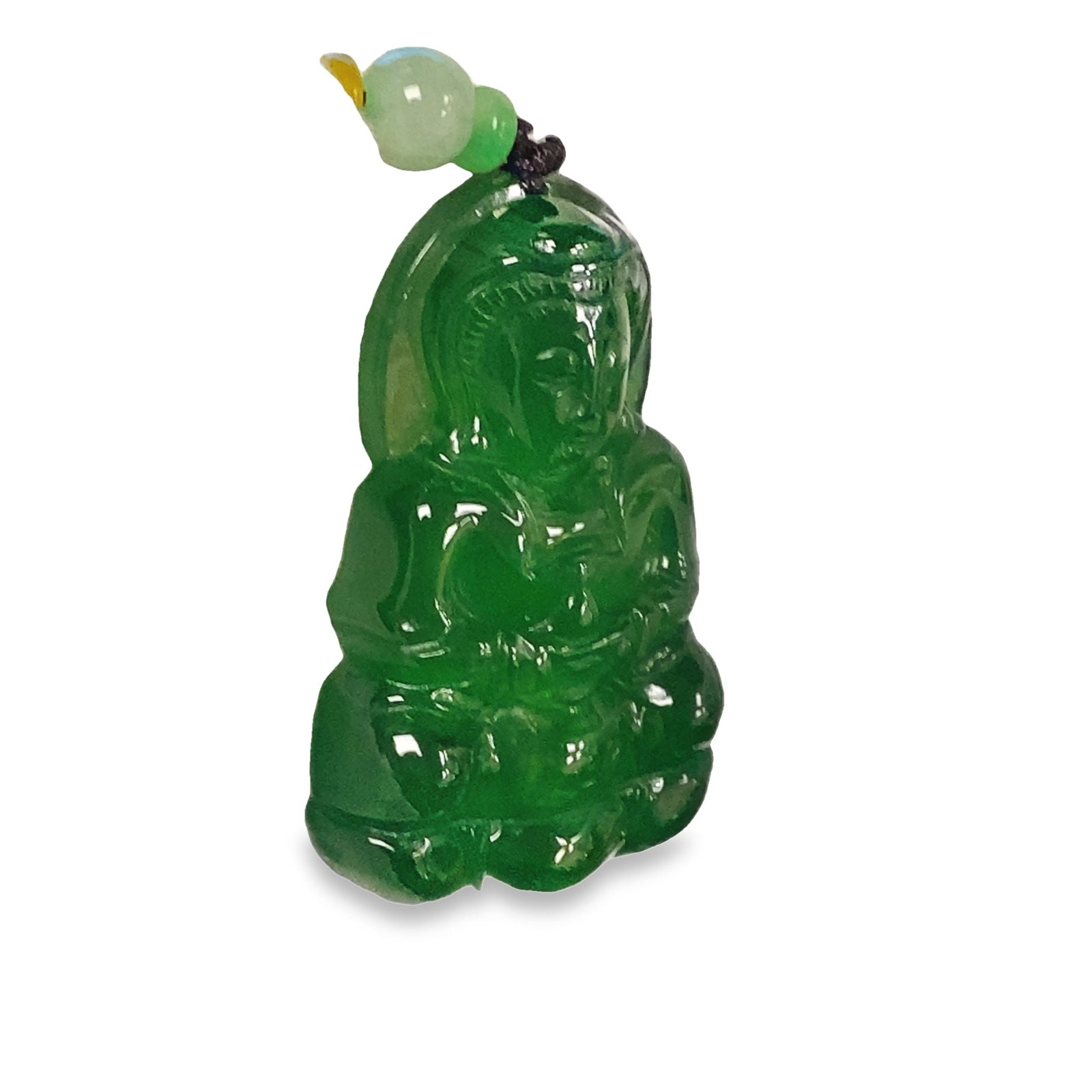 JADEITE BUDDHA PENDANT - 3