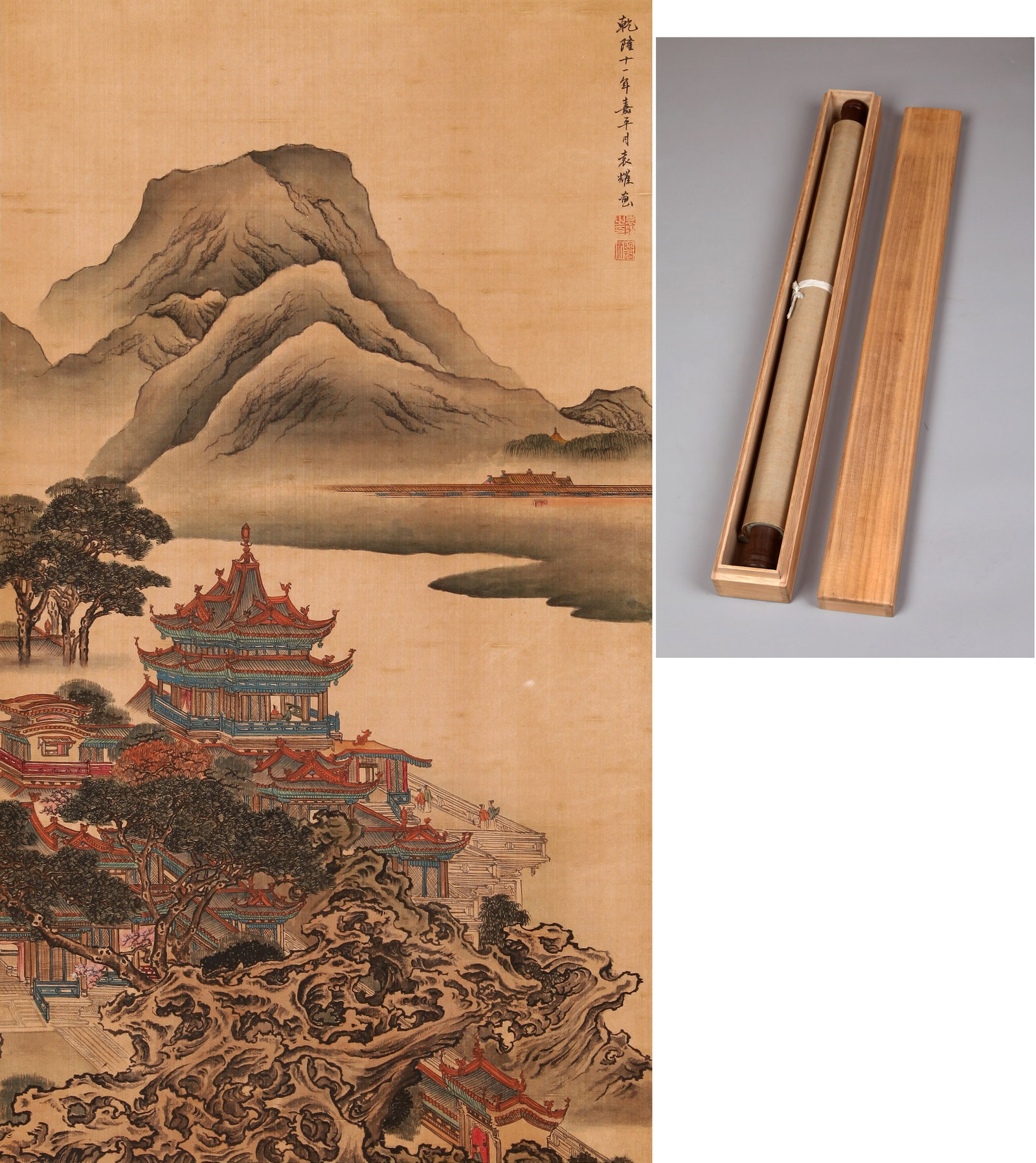 YUAN YAO, ATTRIBUTED TO, PAVILIONS, PAINTING (1 of 9)