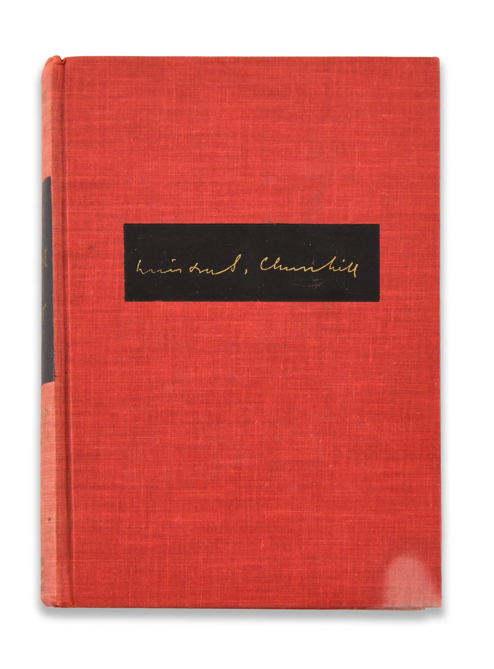WINSTON S. CHURCHILL BOOK "THEIR FINEST HOUR", BEARING SIGNATURE (1 of 4)