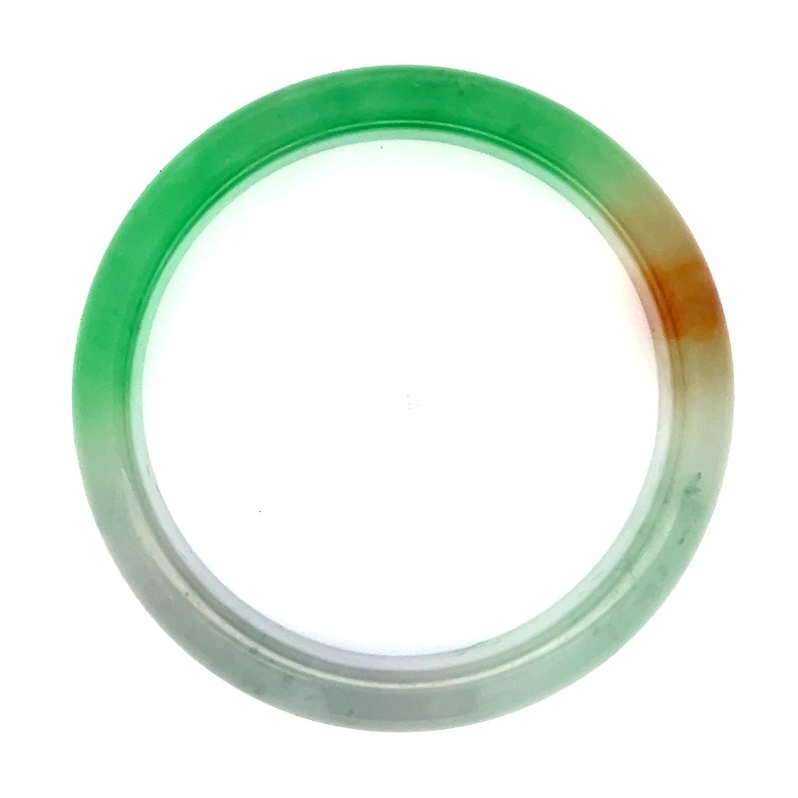 A CHINESE JADEITE BANGLE BRACELET (1 of 4)