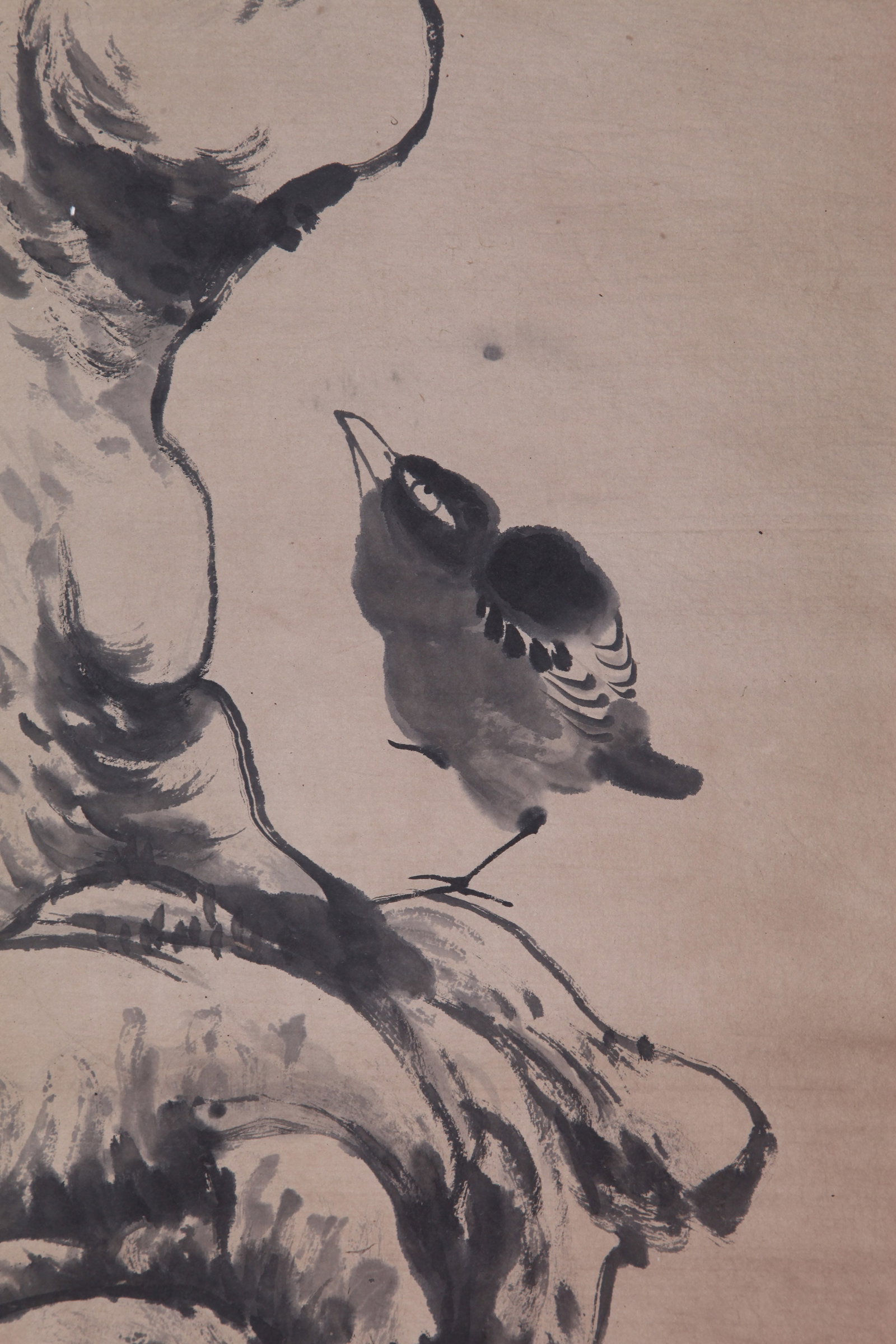 BADA SHANREN, ATTRIBUTED TO, TWO CROWS, HANGING SCROLL - 5