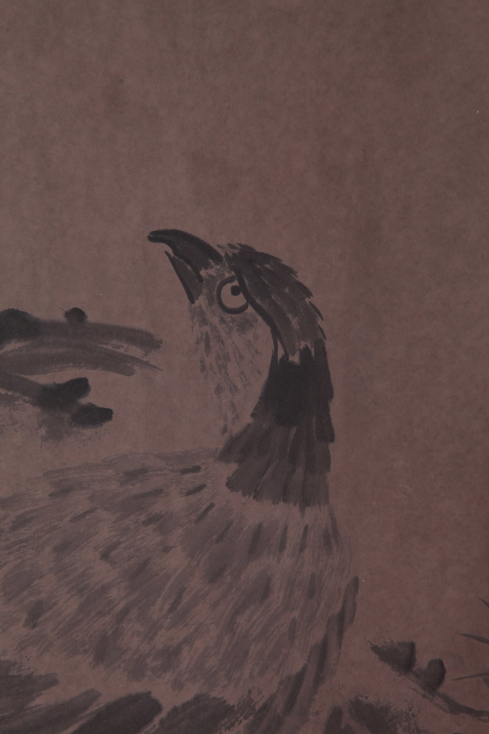 BADA SHANREN, ATTRIBUTED TO, TWO EAGLES, HANGING SCROLL - 4