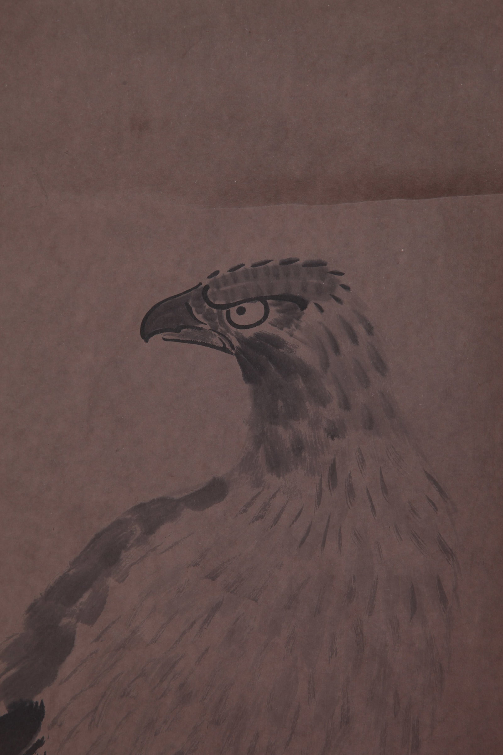 BADA SHANREN, ATTRIBUTED TO, TWO EAGLES, HANGING SCROLL - 5