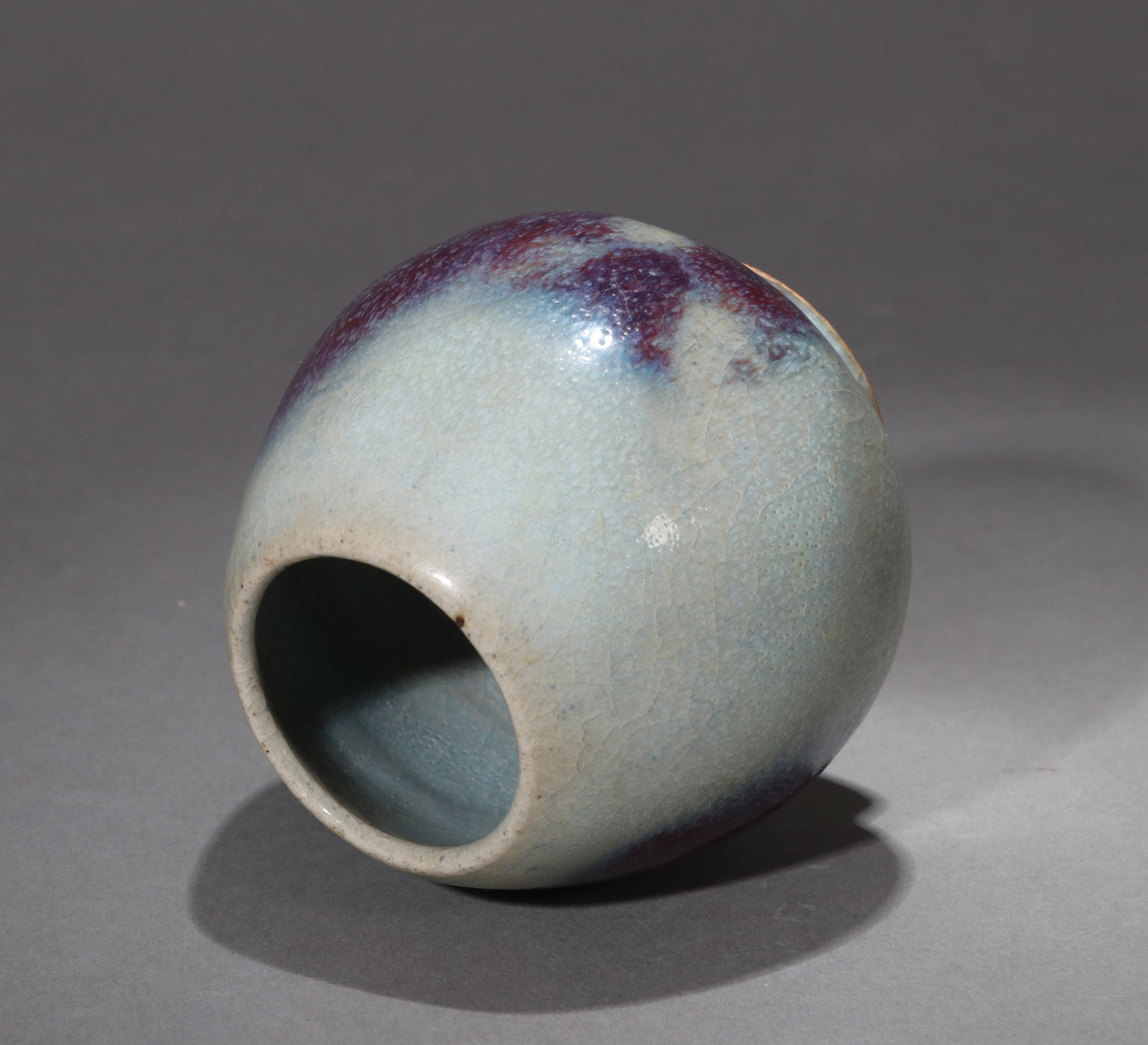 A JUN-TYPE GLOBULAR JAR - 6
