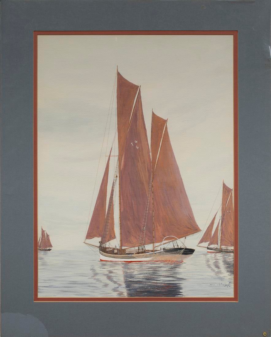 HANS SKALAGARD, WATERCOLOR