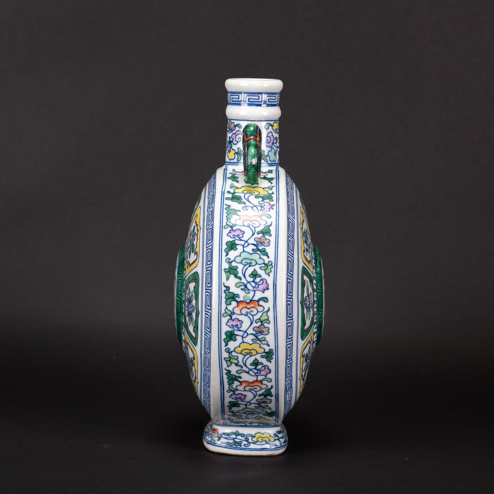A DOUCAI MOON FLASK - 3